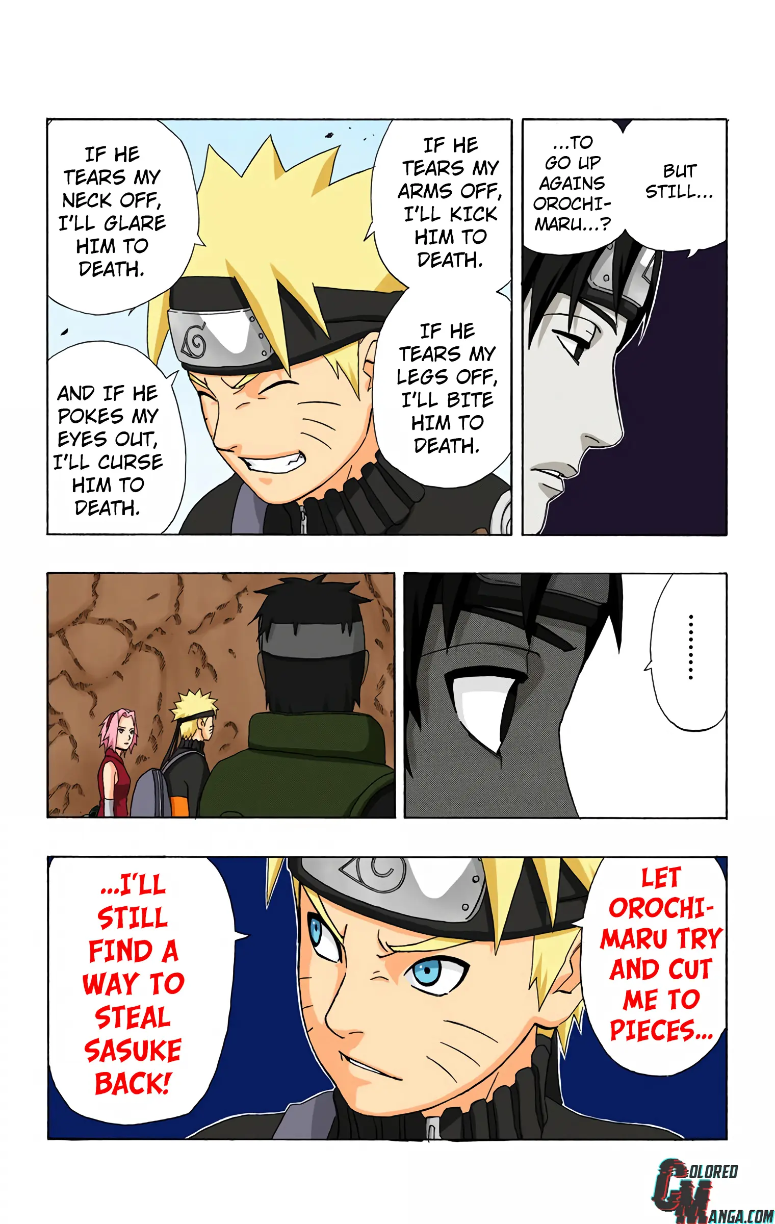 Naruto Colored Manga Online, chapter 303, page 17