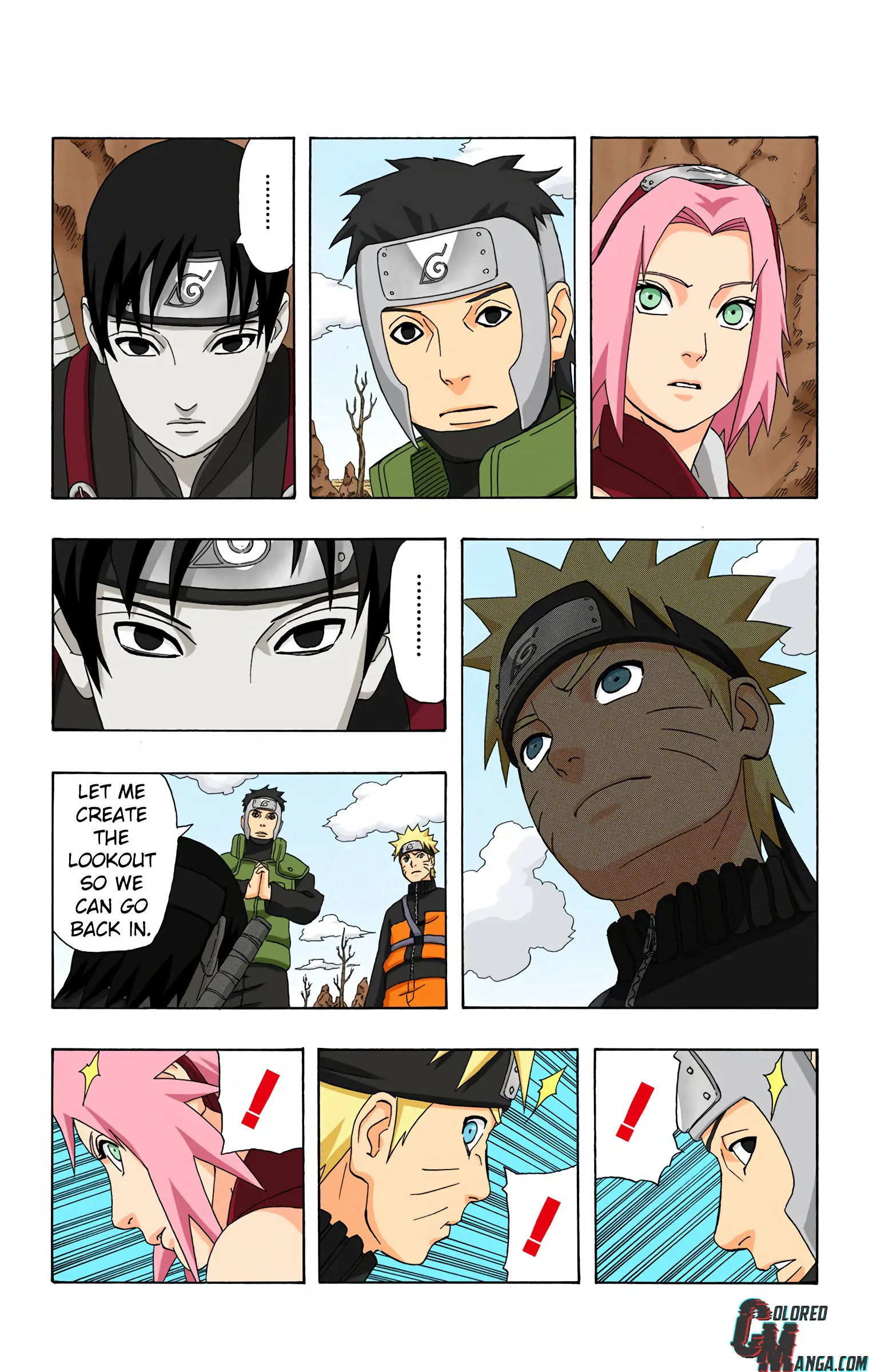 Naruto Colored Manga Online, chapter 304, page 3