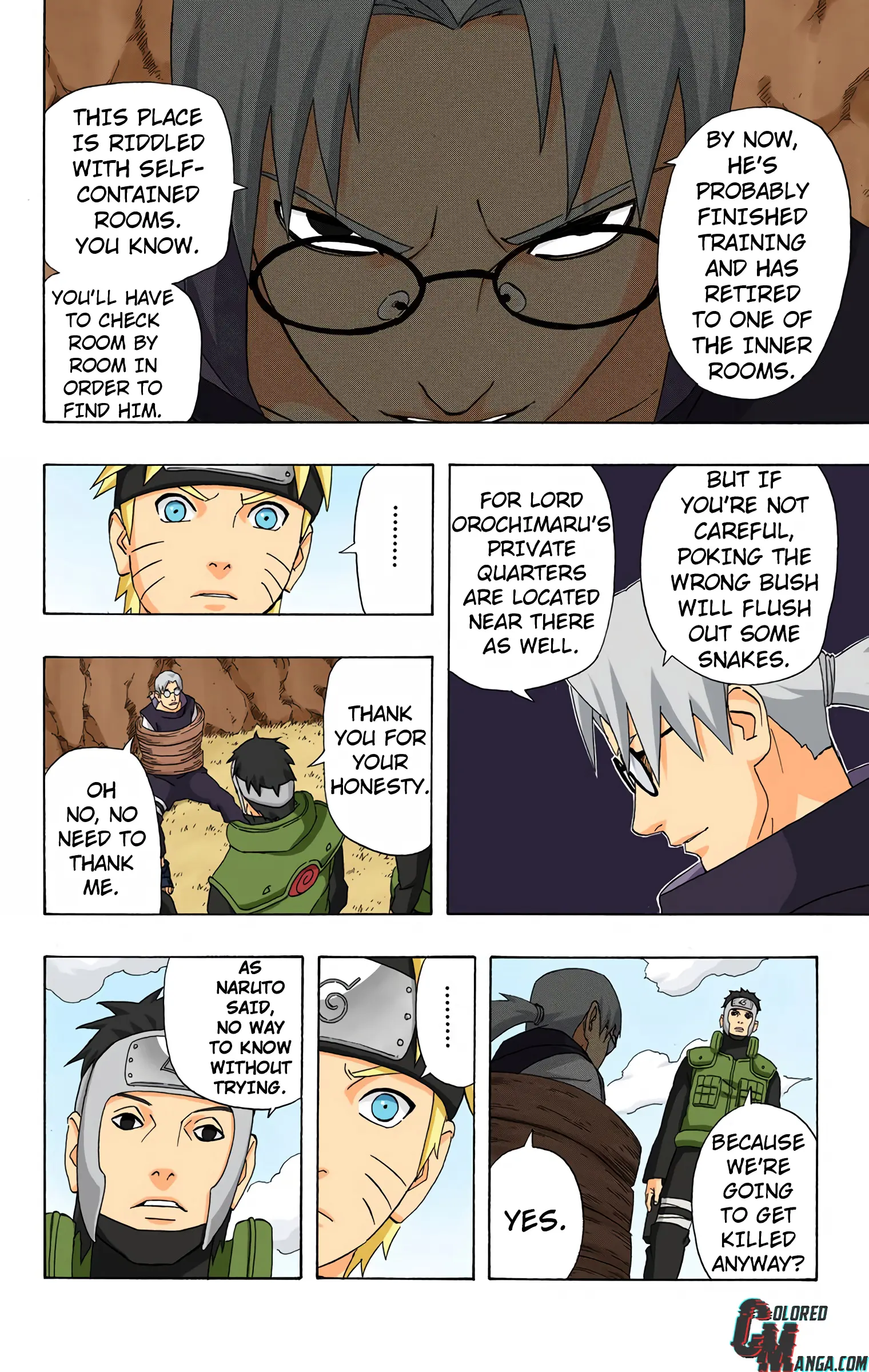 Naruto Colored Manga Online, chapter 304, page 12