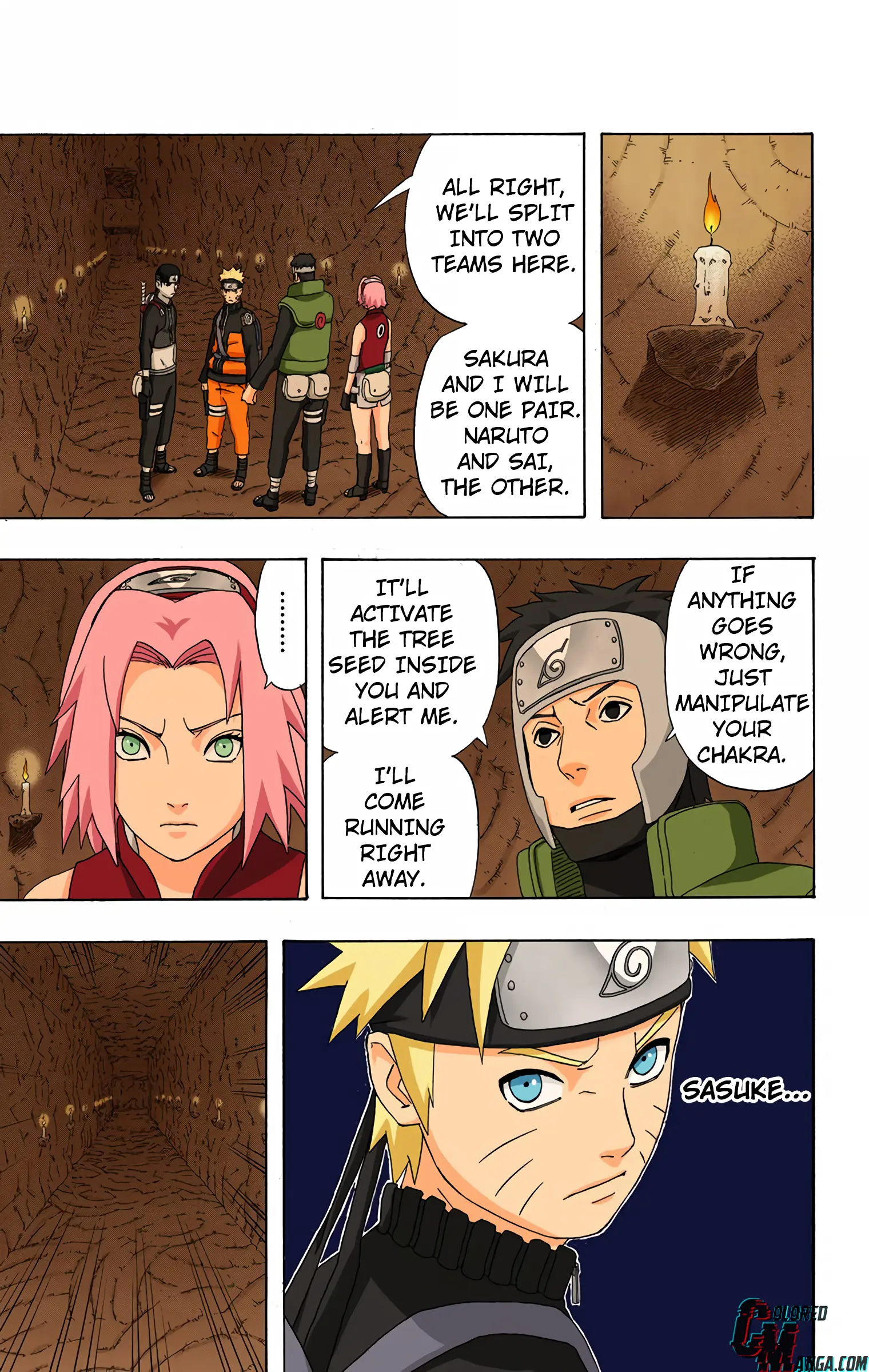 Naruto Colored Manga Online, chapter 304, page 13