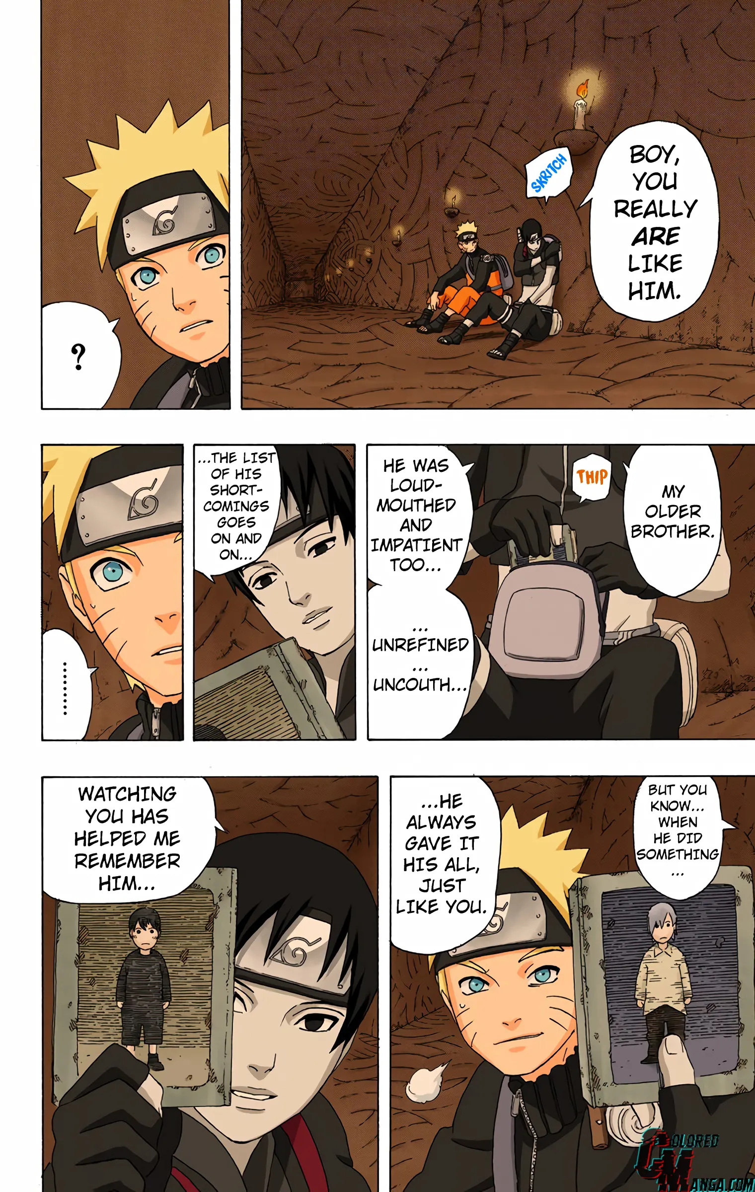 Naruto Colored Manga Online, chapter 304, page 16