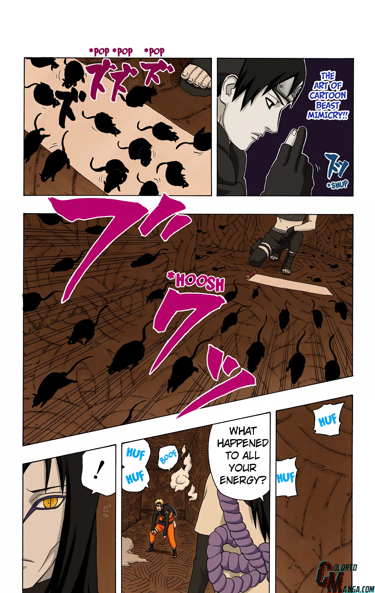 Naruto Colored Manga Online, chapter 305, page 5