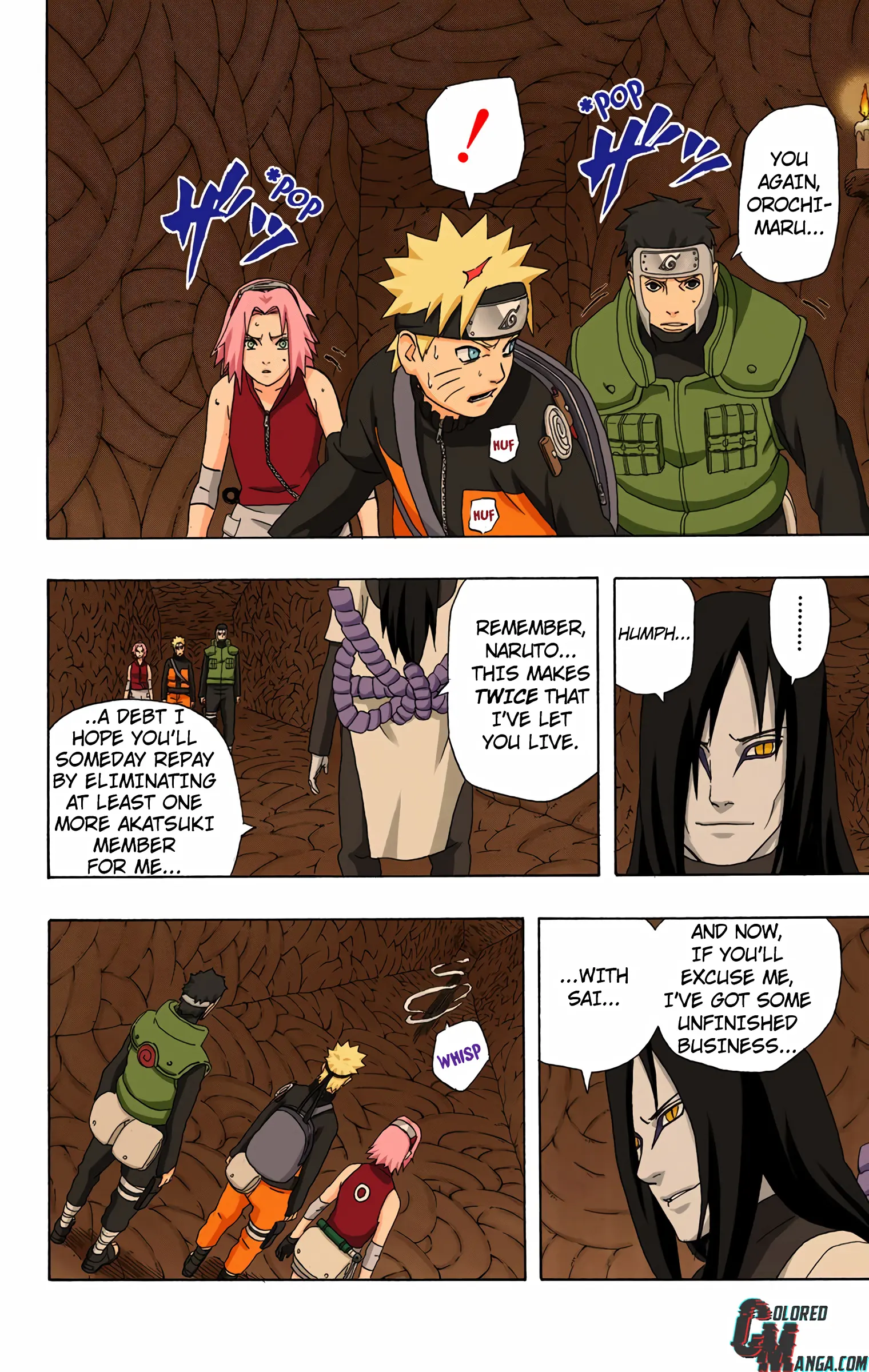 Naruto Colored Manga Online, chapter 305, page 6