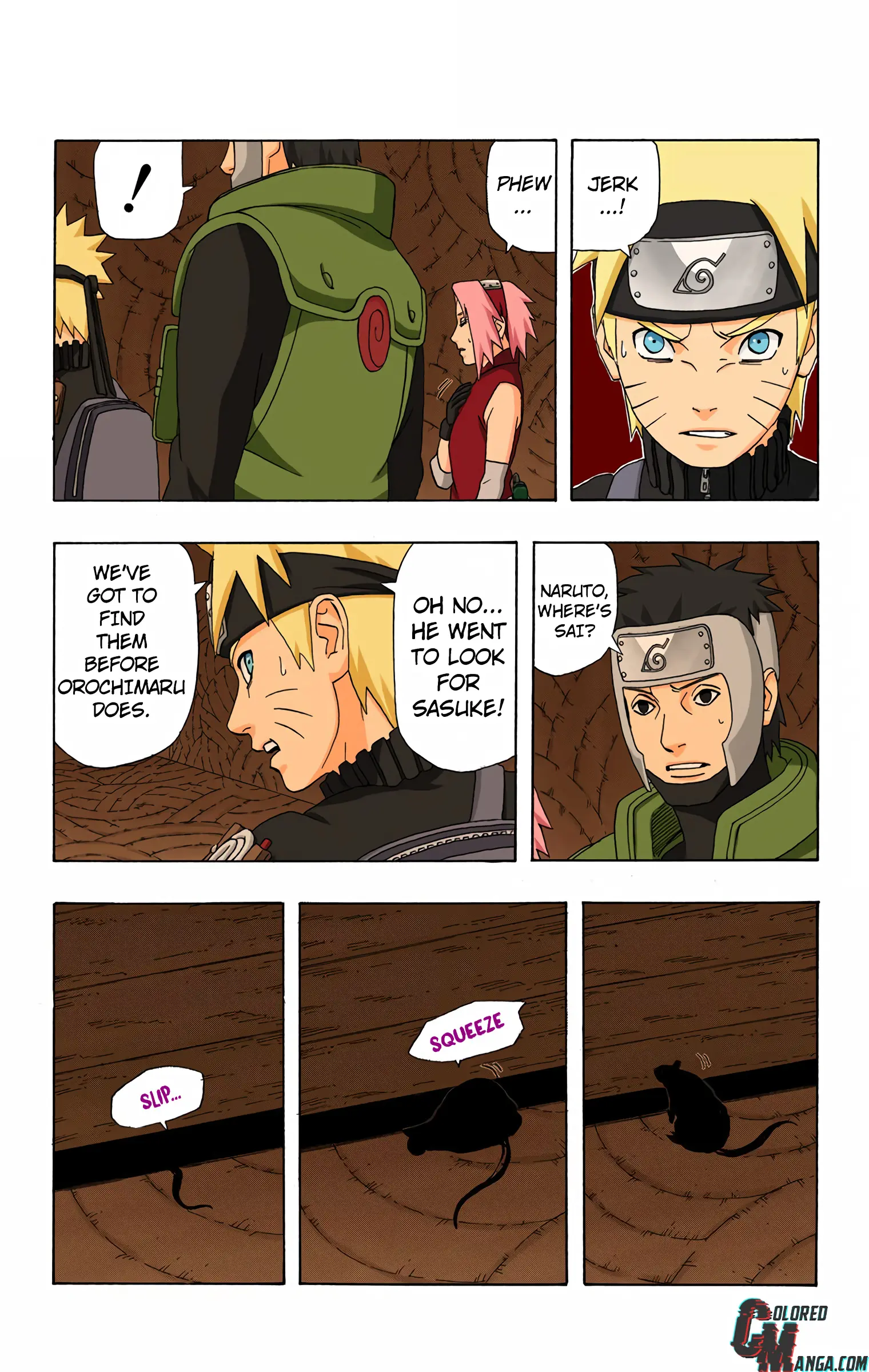Naruto Colored Manga Online, chapter 305, page 7