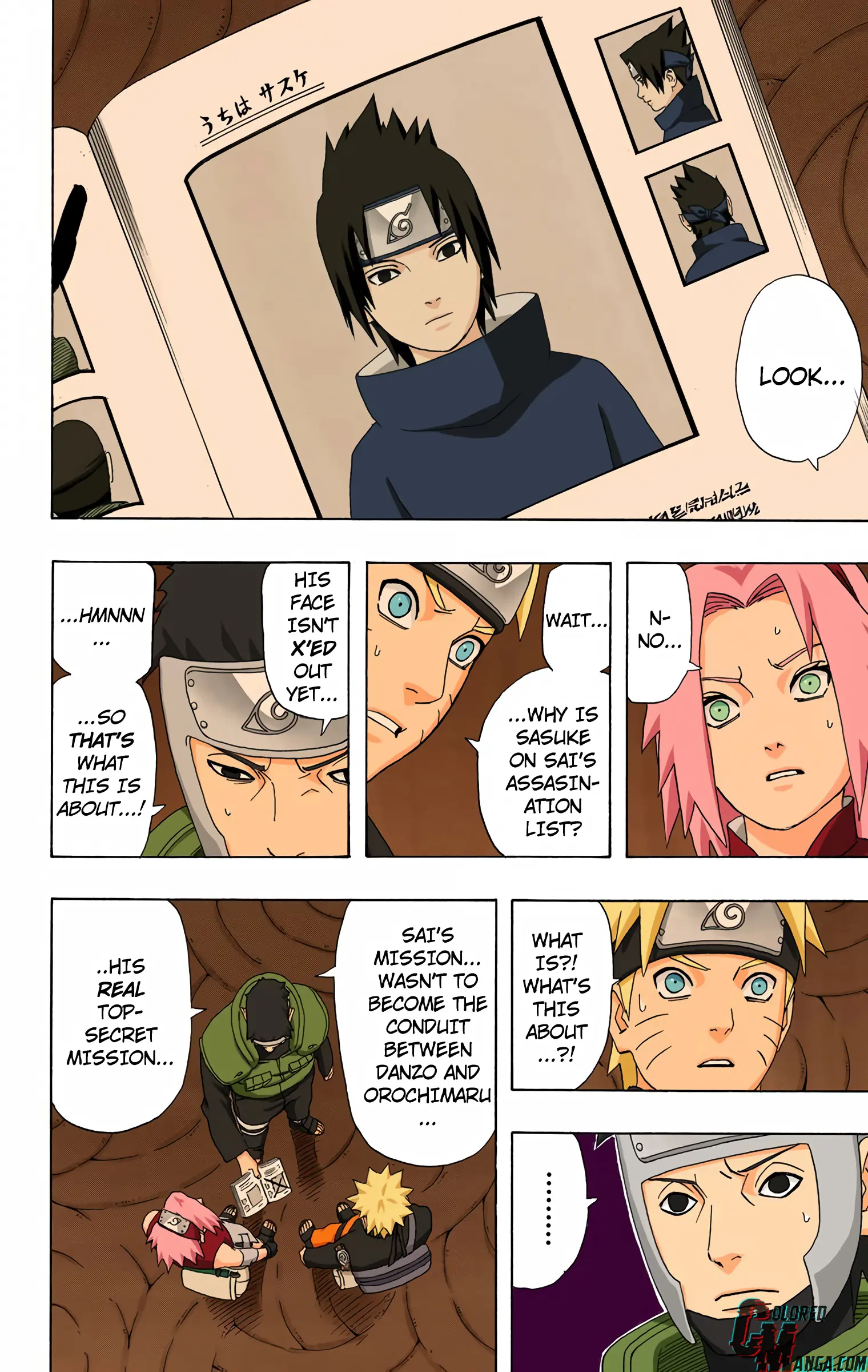 Naruto Colored Manga Online, chapter 305, page 12
