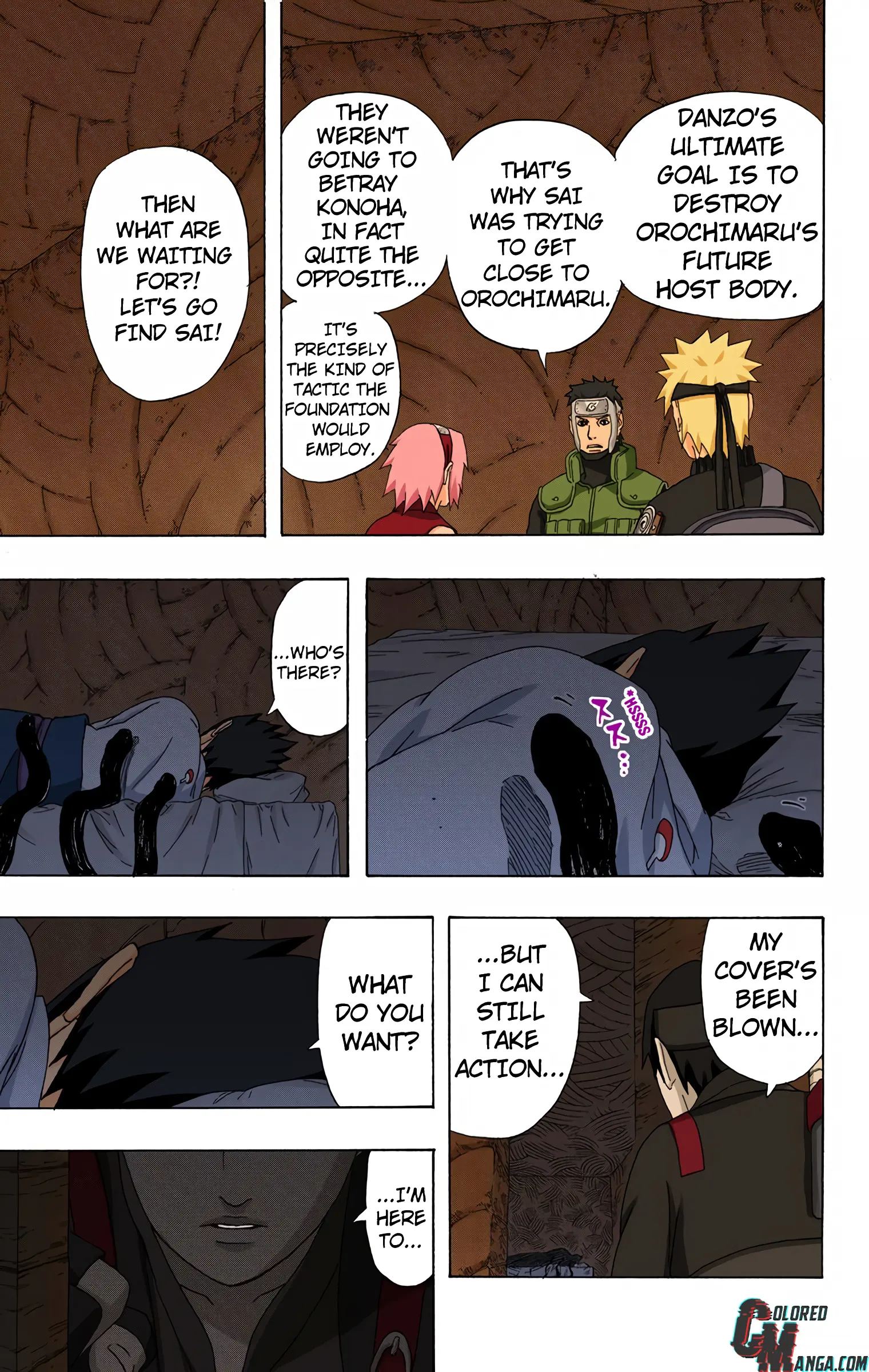 Naruto Colored Manga Online, chapter 305, page 15