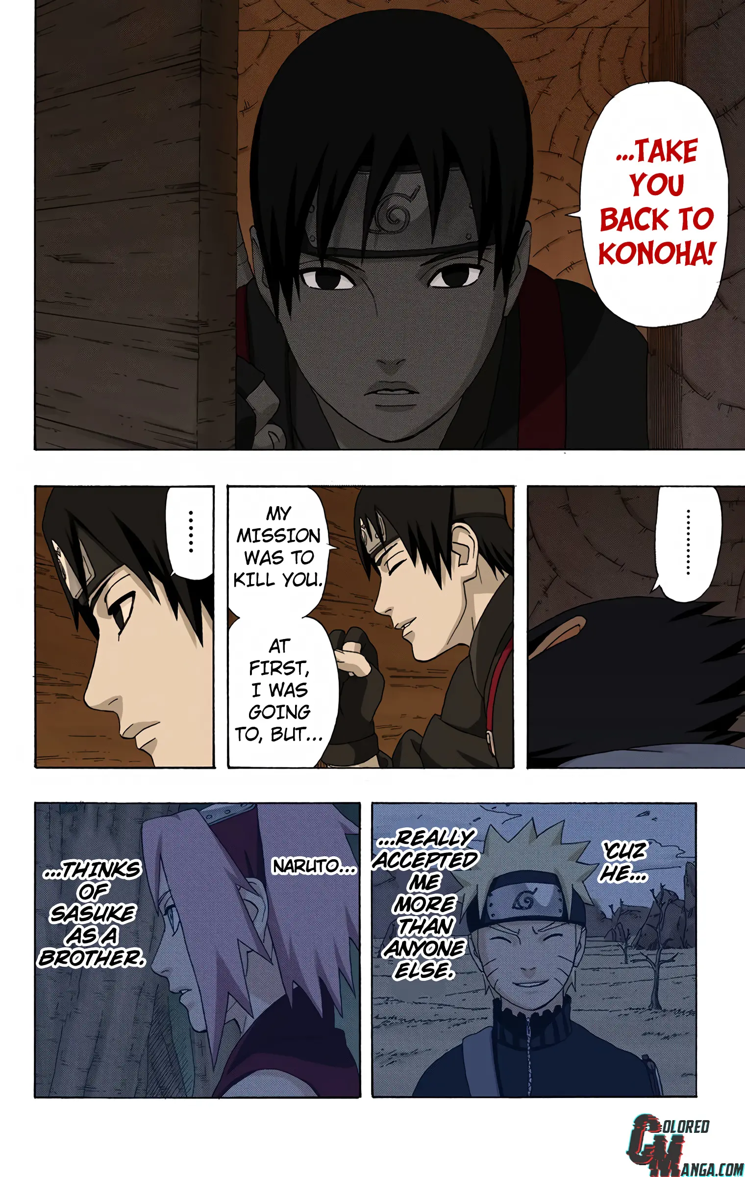 Naruto Colored Manga Online, chapter 305, page 16
