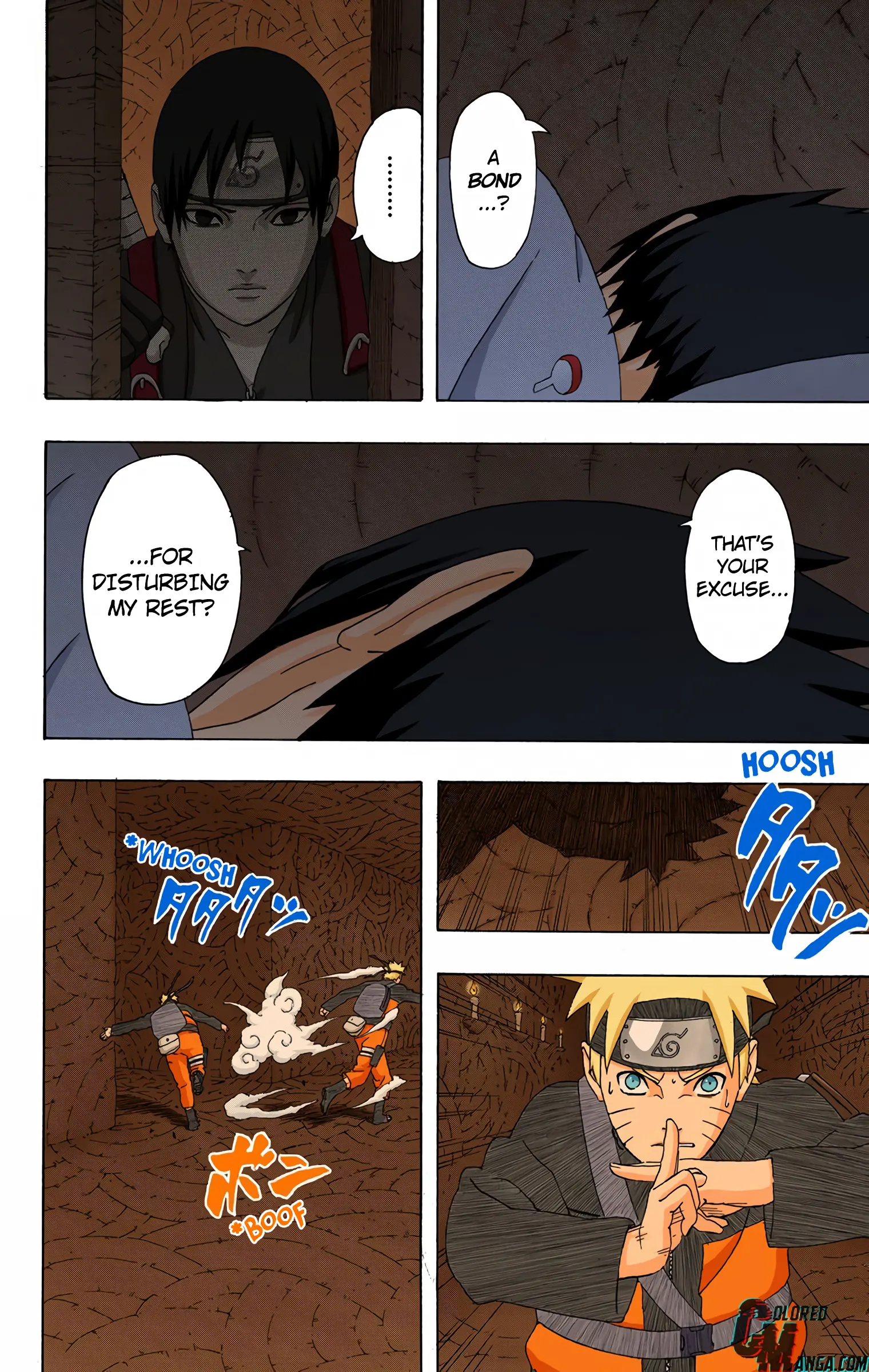 Naruto Colored Manga Online, chapter 306, page 2