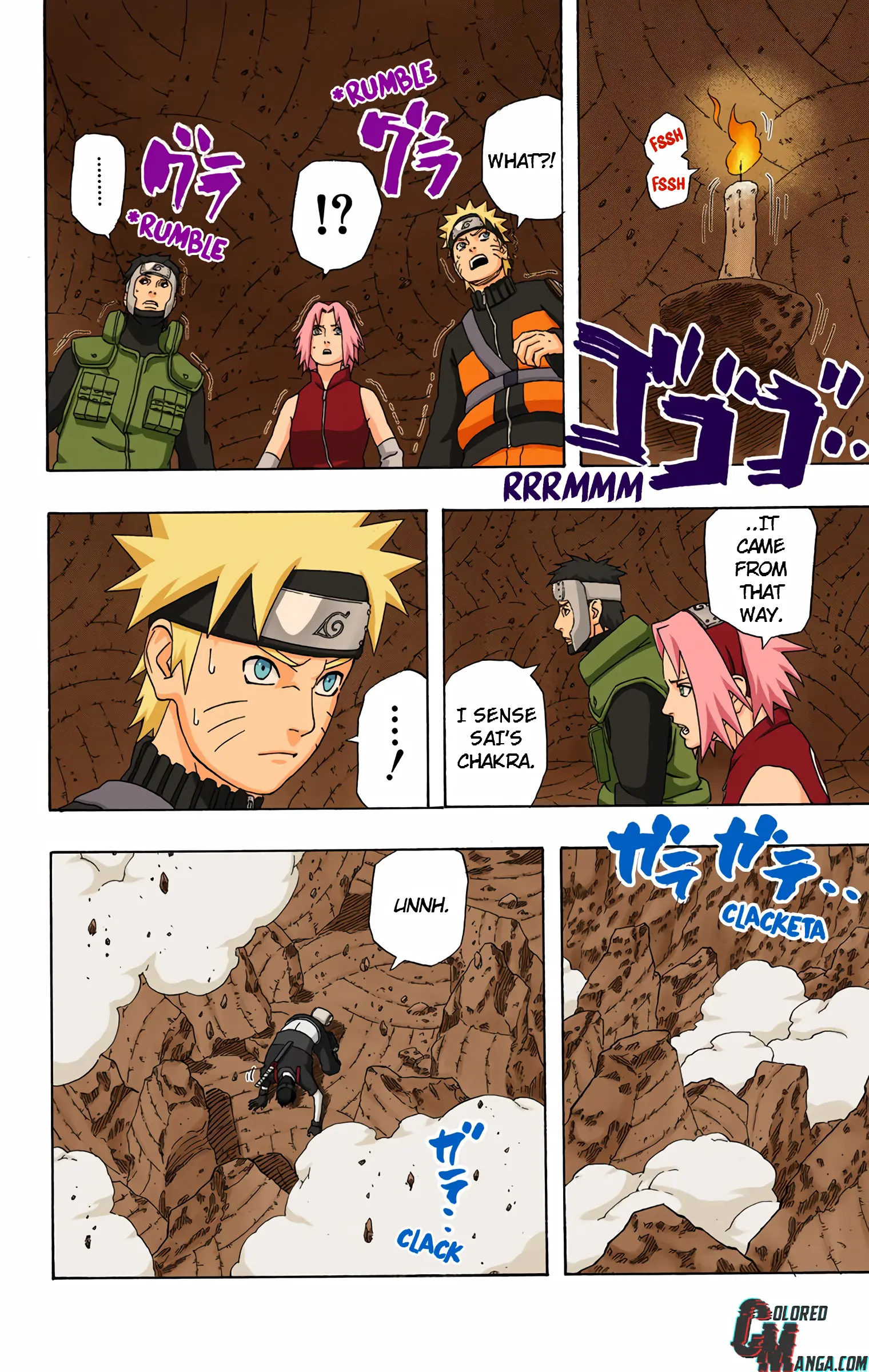 Naruto Colored Manga Online, chapter 306, page 4