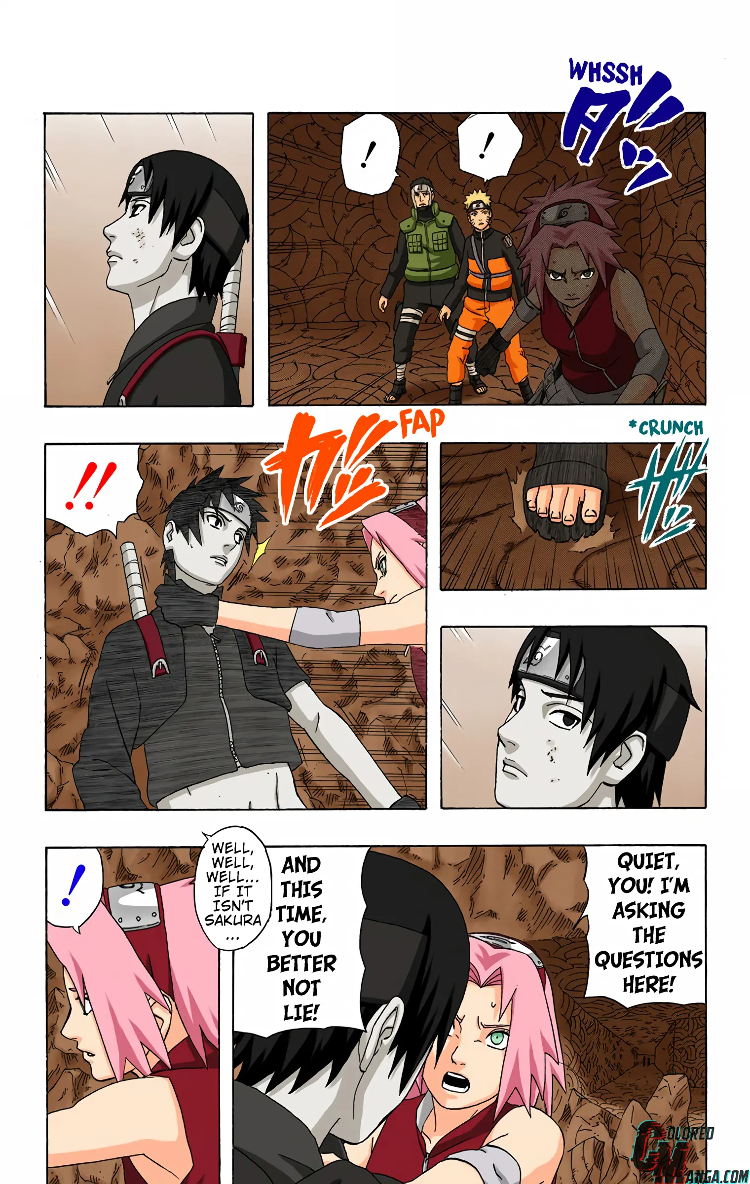 Naruto Colored Manga Online, chapter 306, page 7