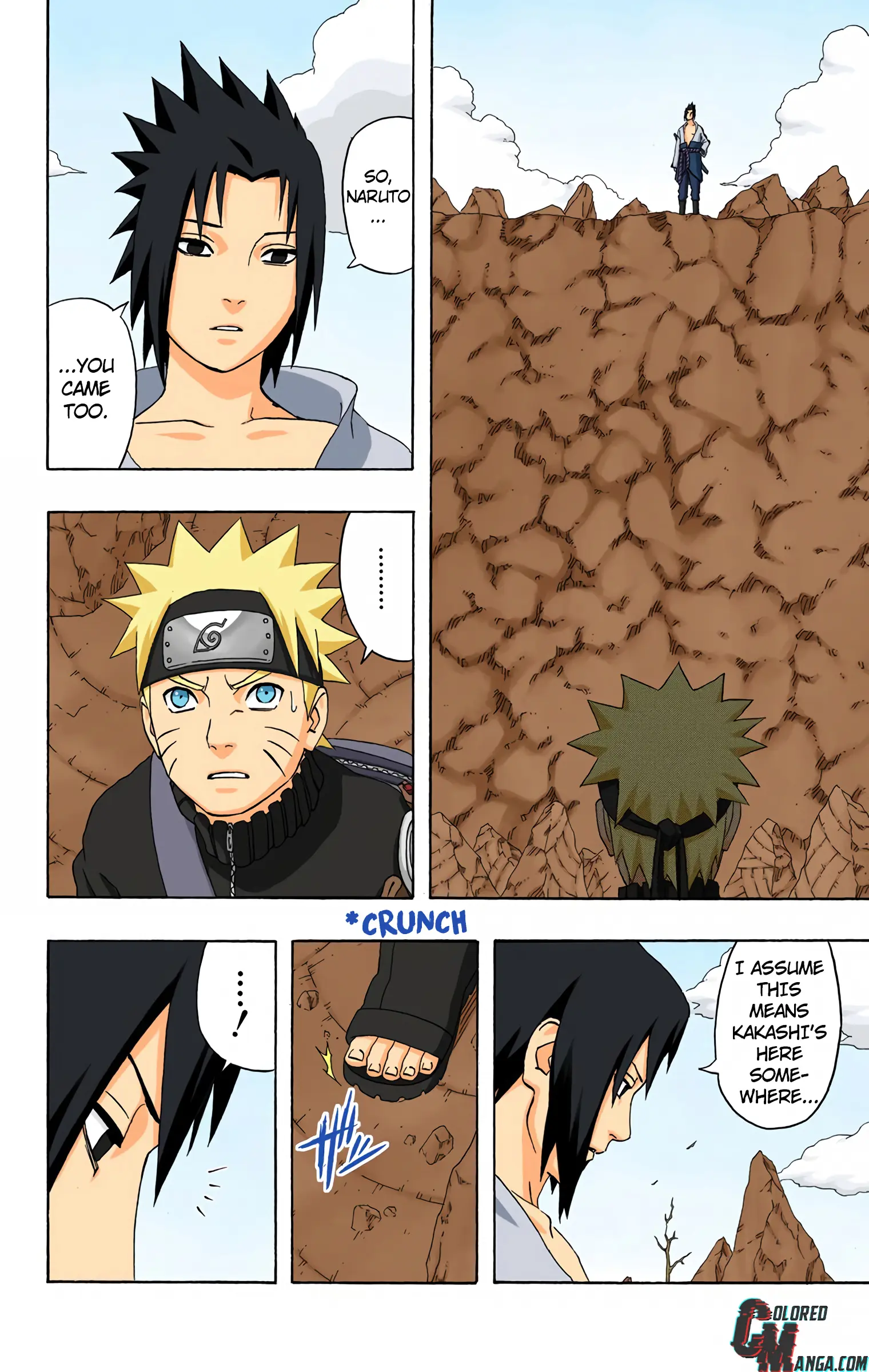 Naruto Colored Manga Online, chapter 307, page 2