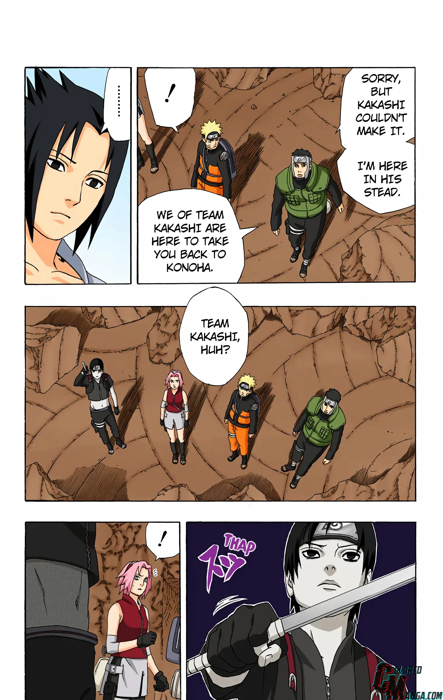 Naruto Colored Manga Online, chapter 307, page 3