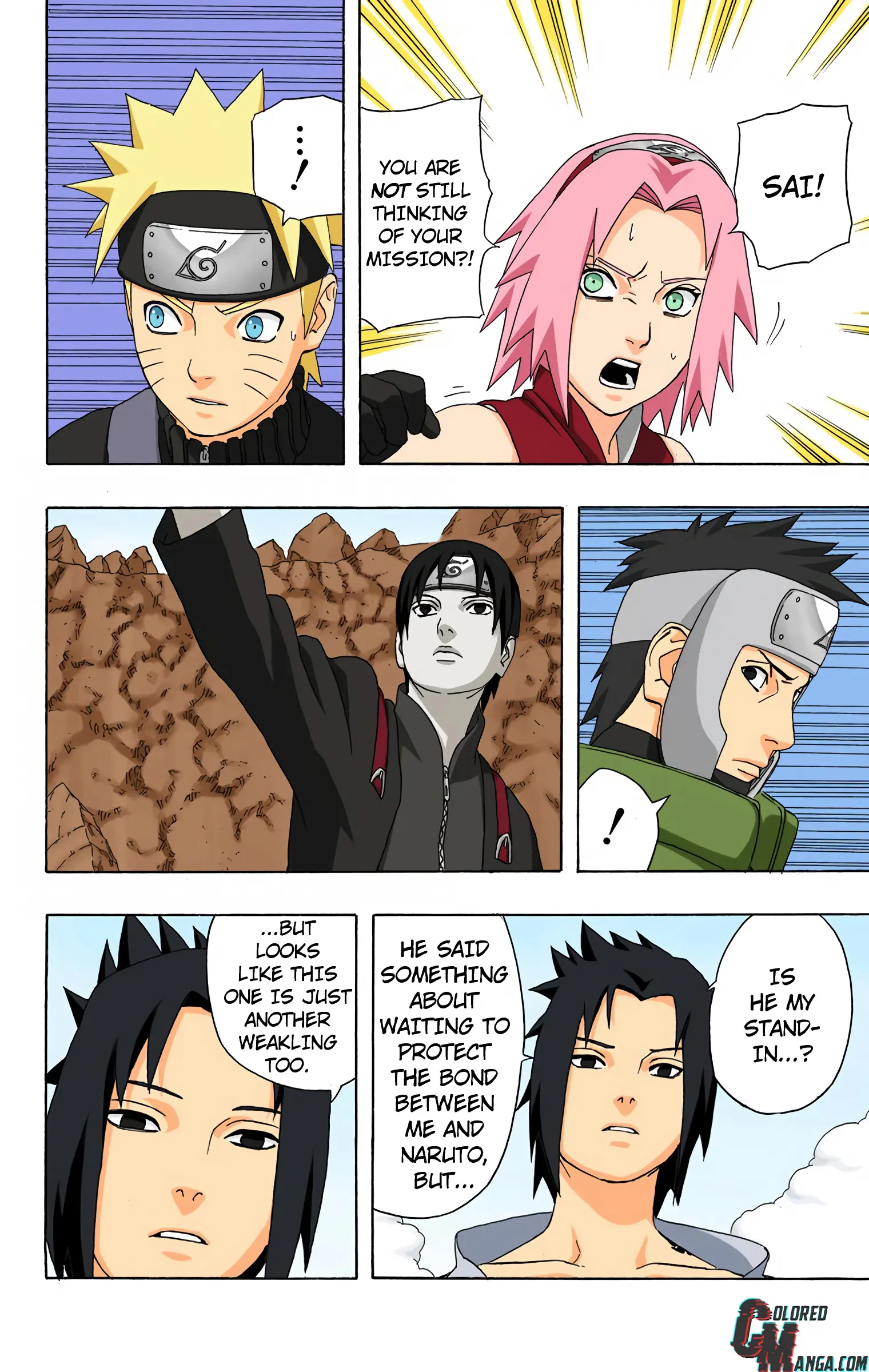 Naruto Colored Manga Online, chapter 307, page 4