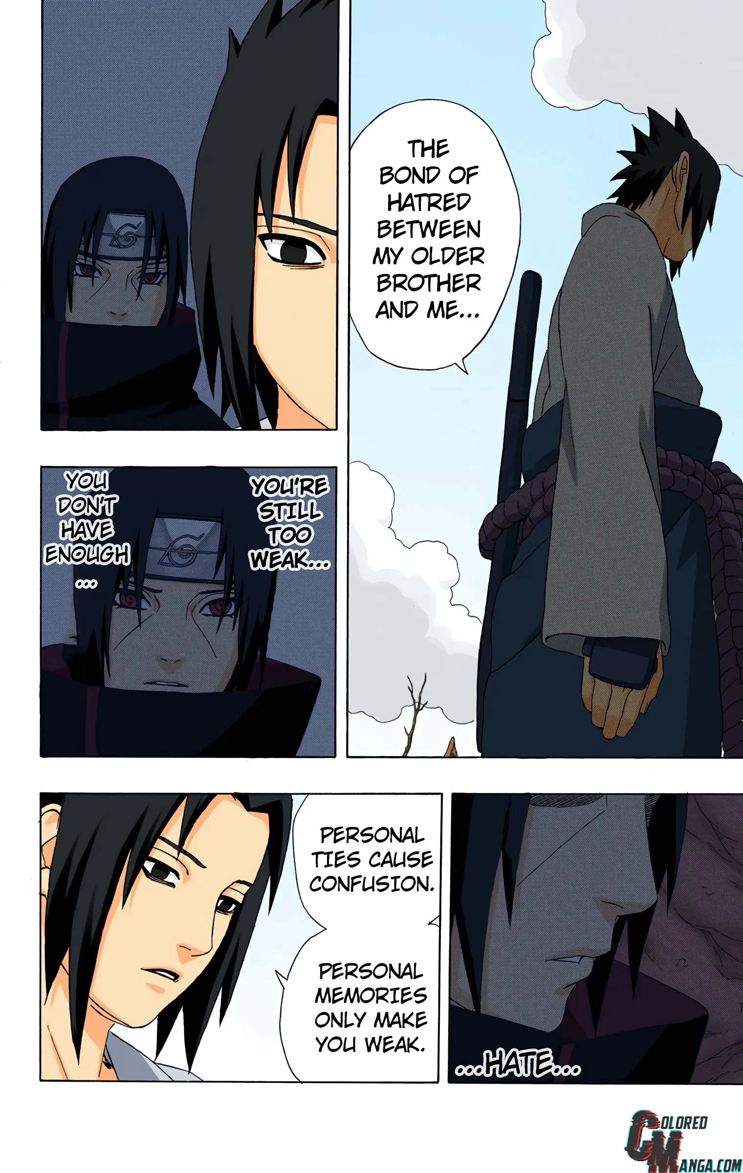 Naruto Colored Manga Online, chapter 307, page 8