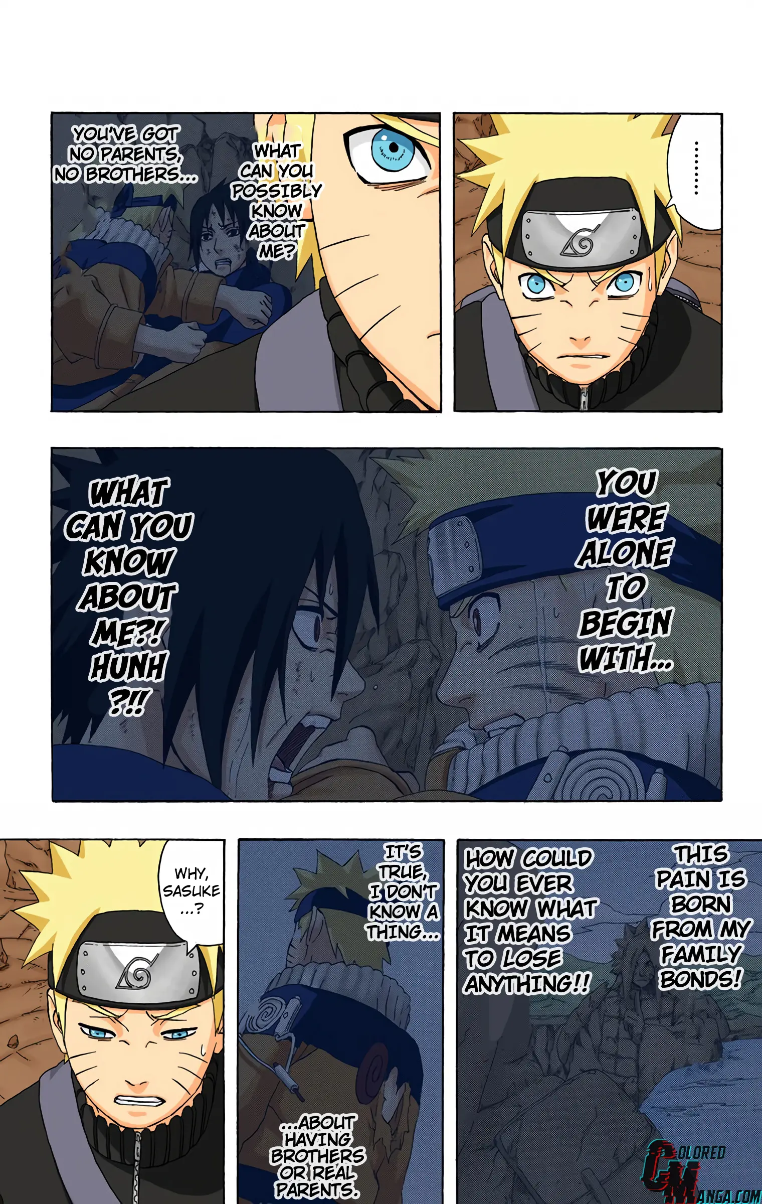 Naruto Colored Manga Online, chapter 307, page 9