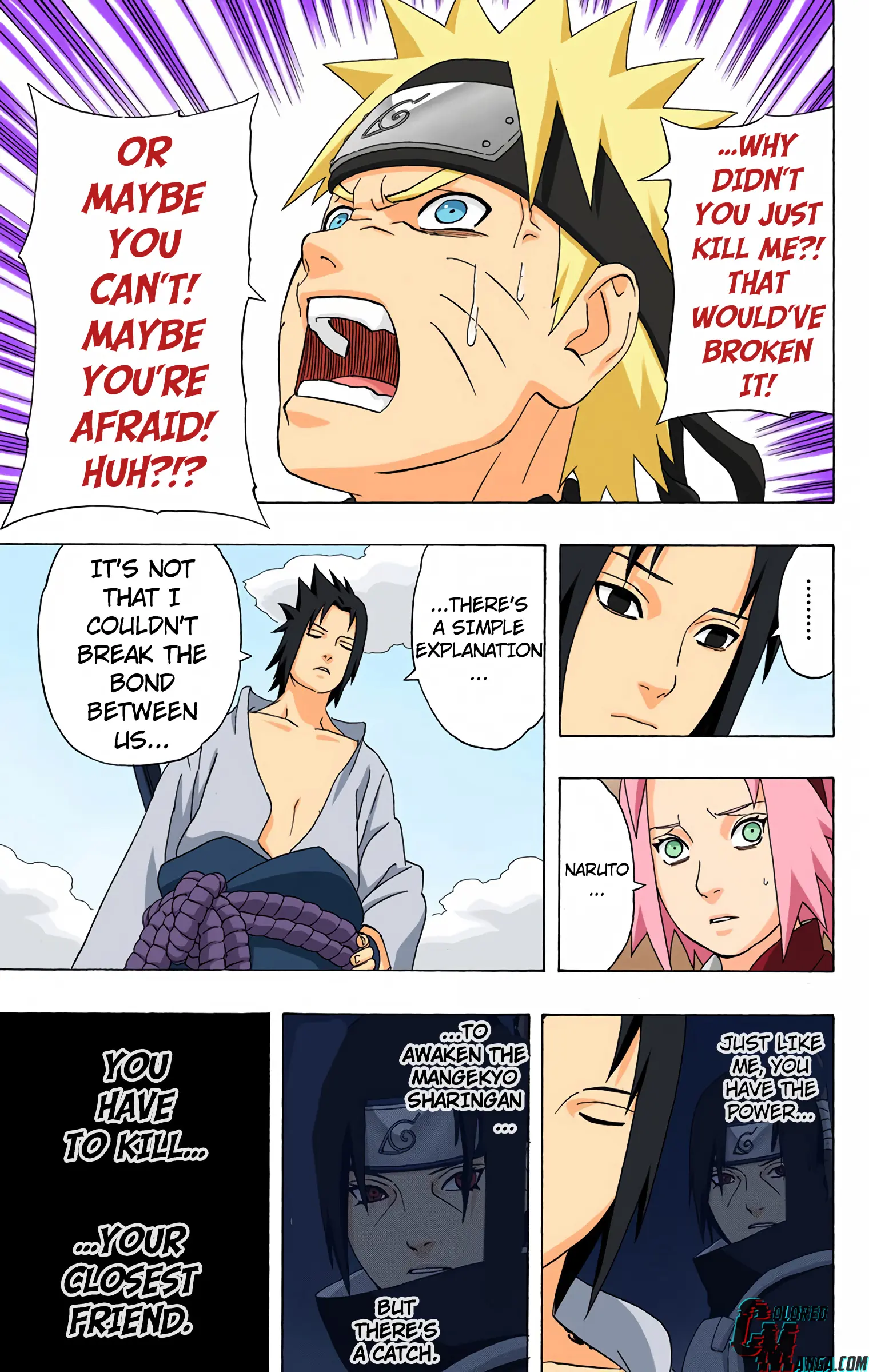 Naruto Colored Manga Online, chapter 307, page 11