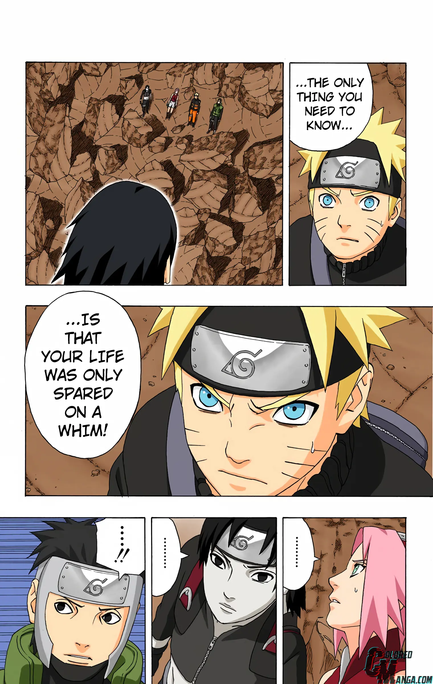 Naruto Colored Manga Online, chapter 307, page 13
