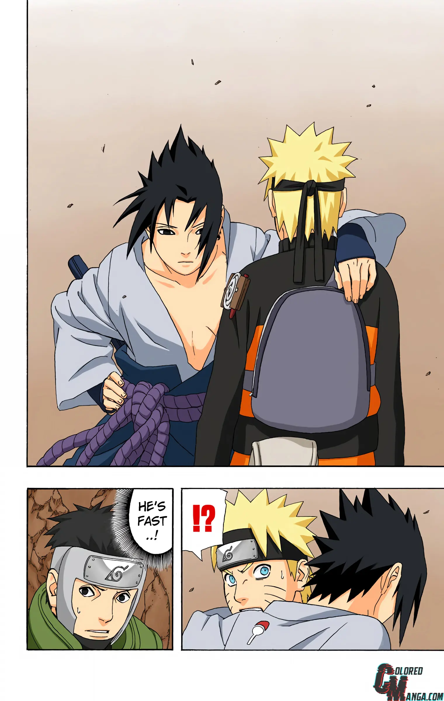 Naruto Colored Manga Online, chapter 307, page 14