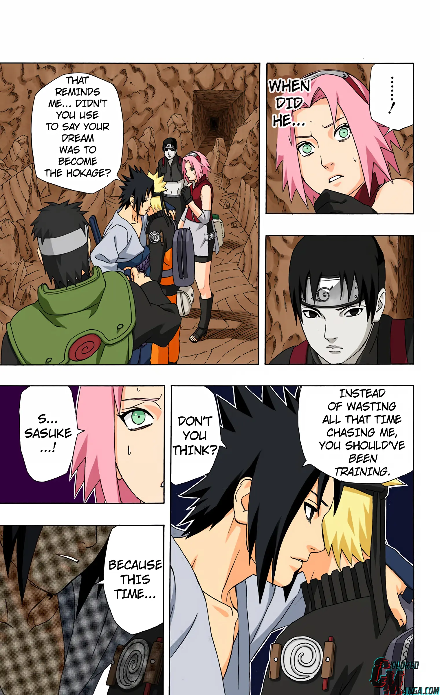 Naruto Colored Manga Online, chapter 307, page 15