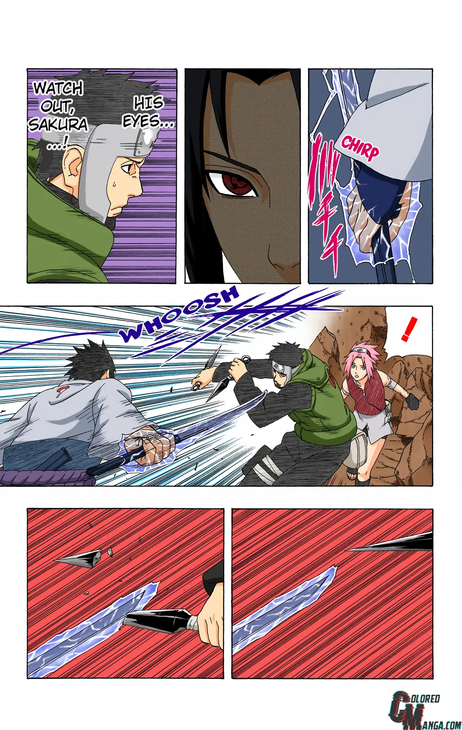 Naruto Colored Manga Online, chapter 308, page 7
