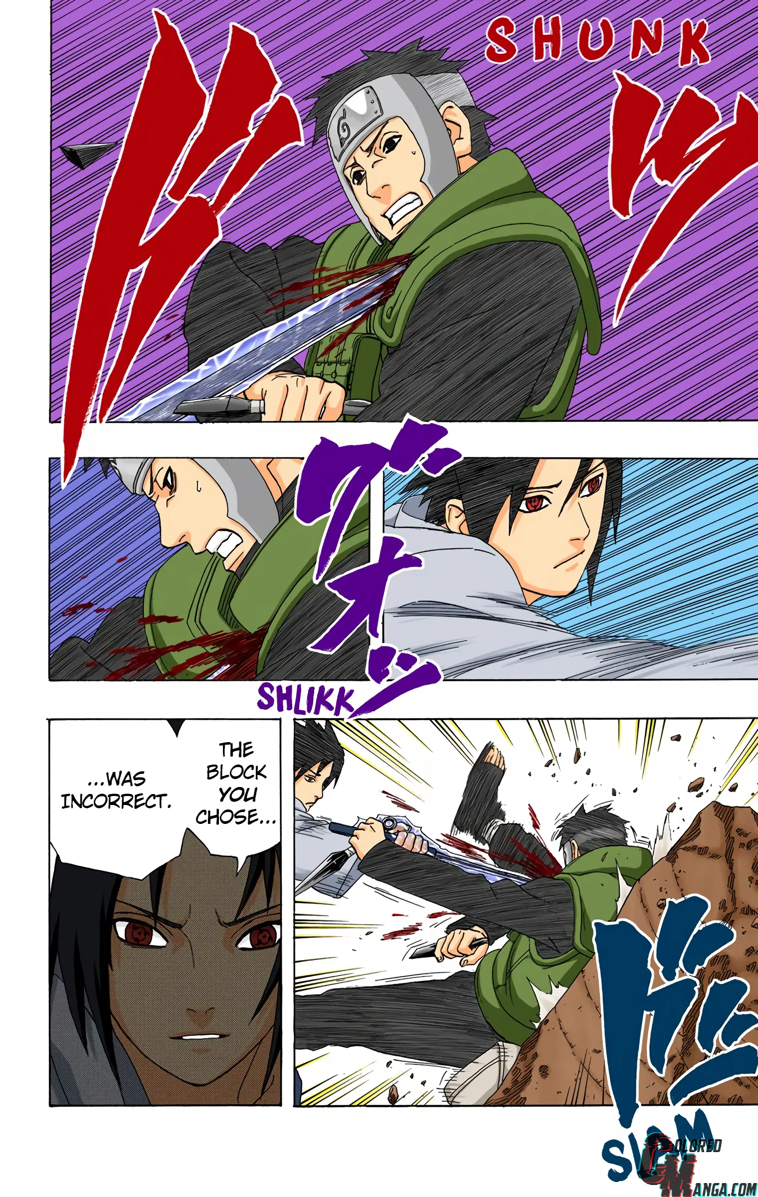 Naruto Colored Manga Online, chapter 308, page 8