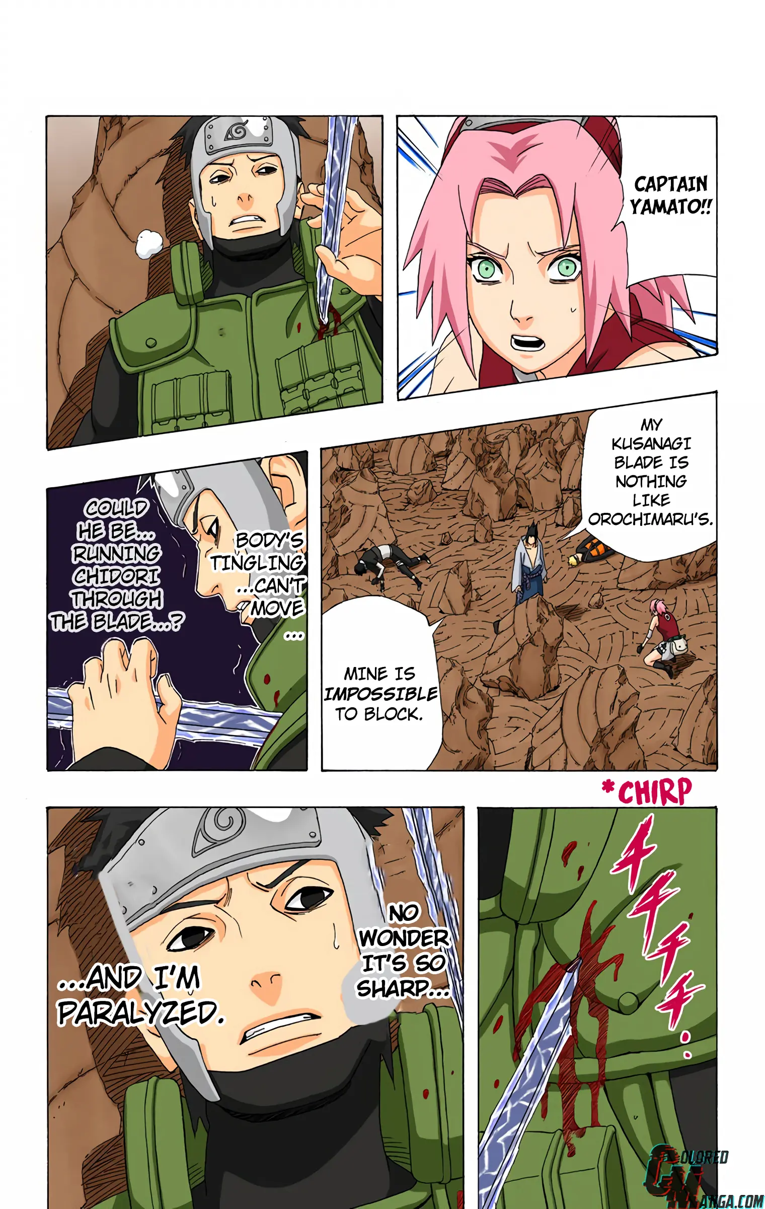 Naruto Colored Manga Online, chapter 308, page 9