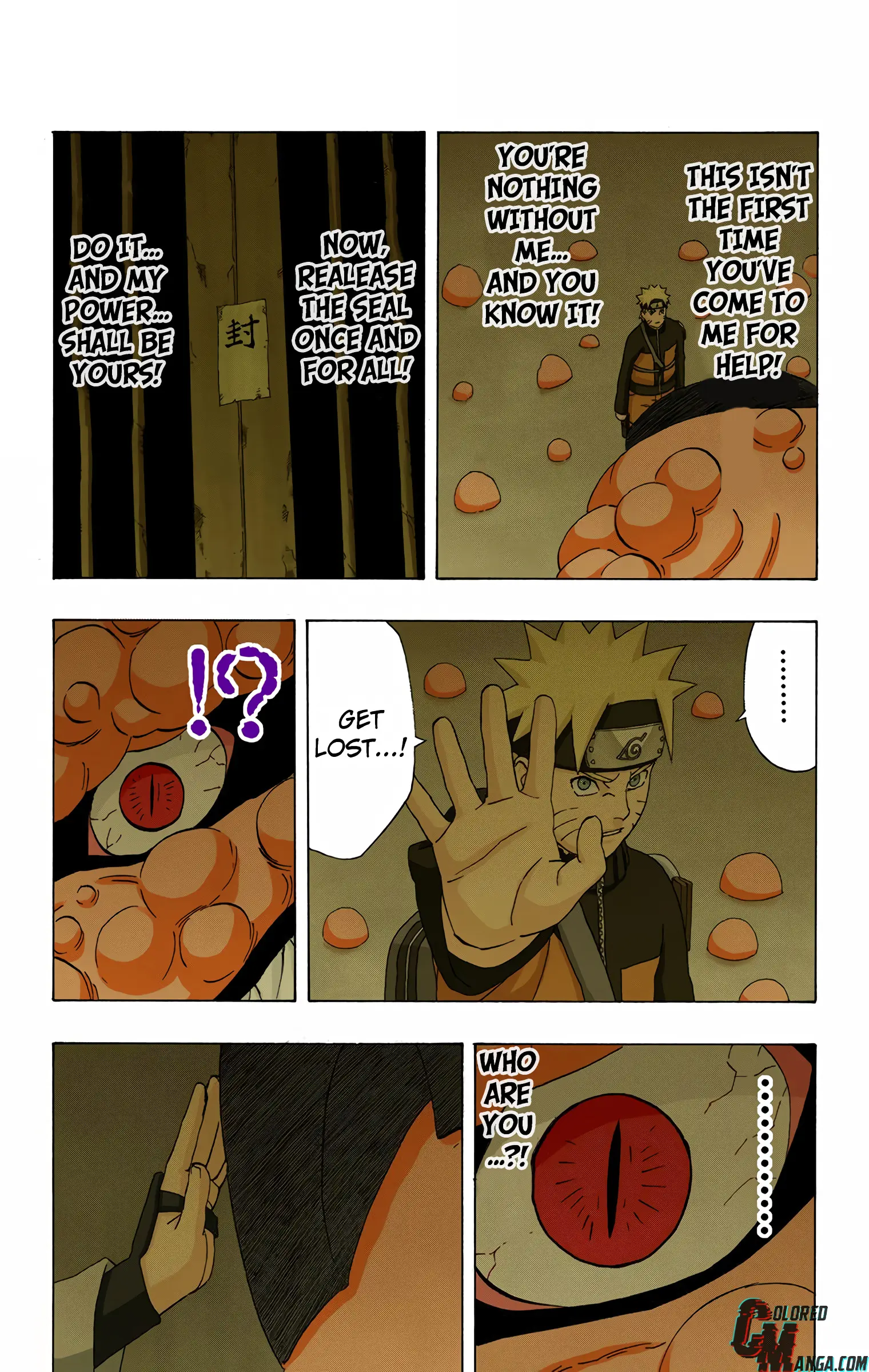 Naruto Colored Manga Online, chapter 308, page 14