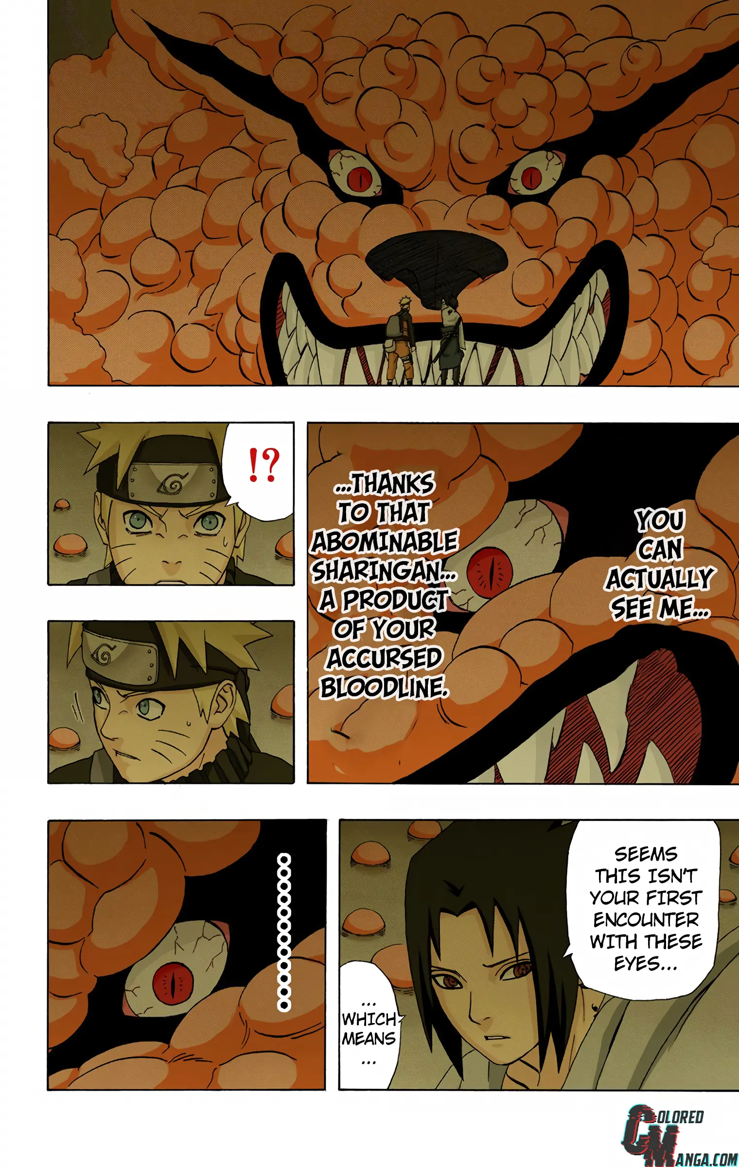 Naruto Colored Manga Online, chapter 309, page 2