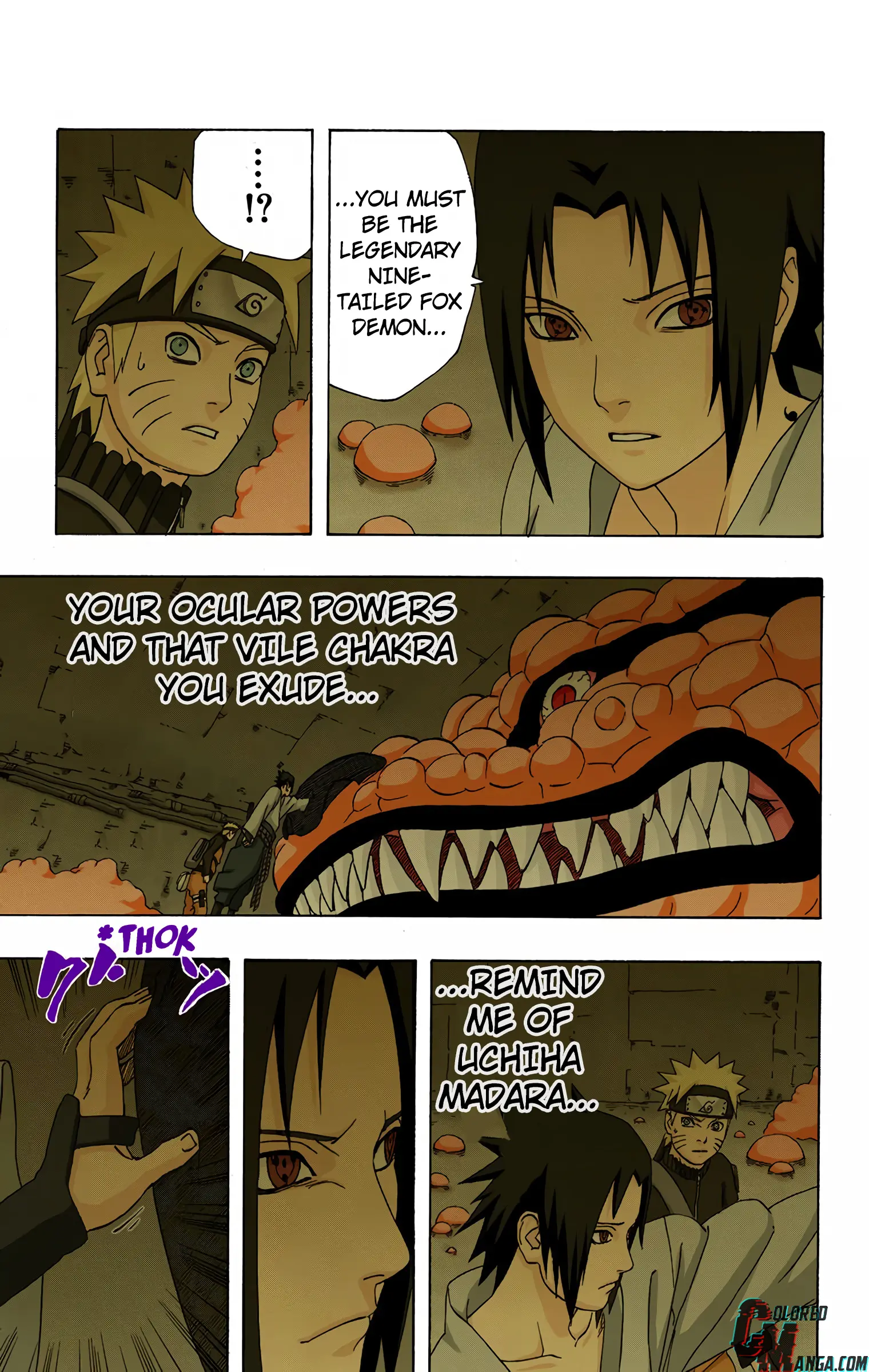 Naruto Colored Manga Online, chapter 309, page 3