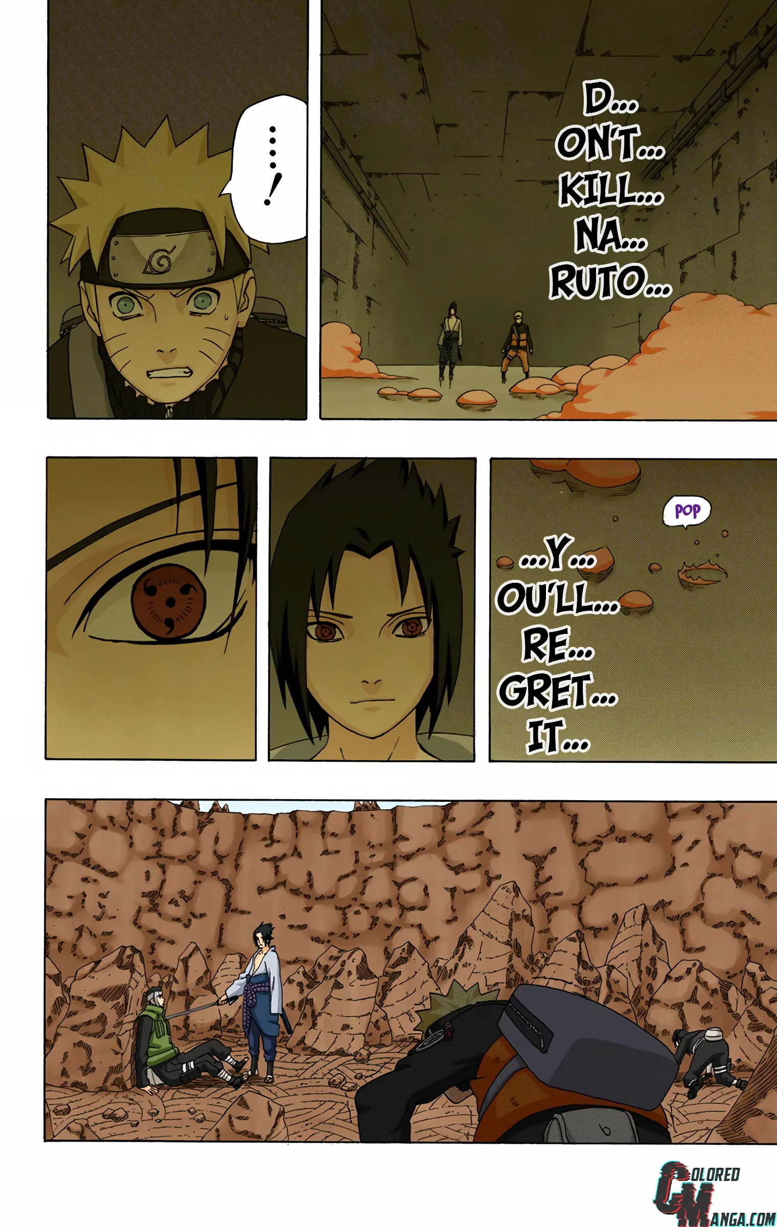 Naruto Colored Manga Online, chapter 309, page 5