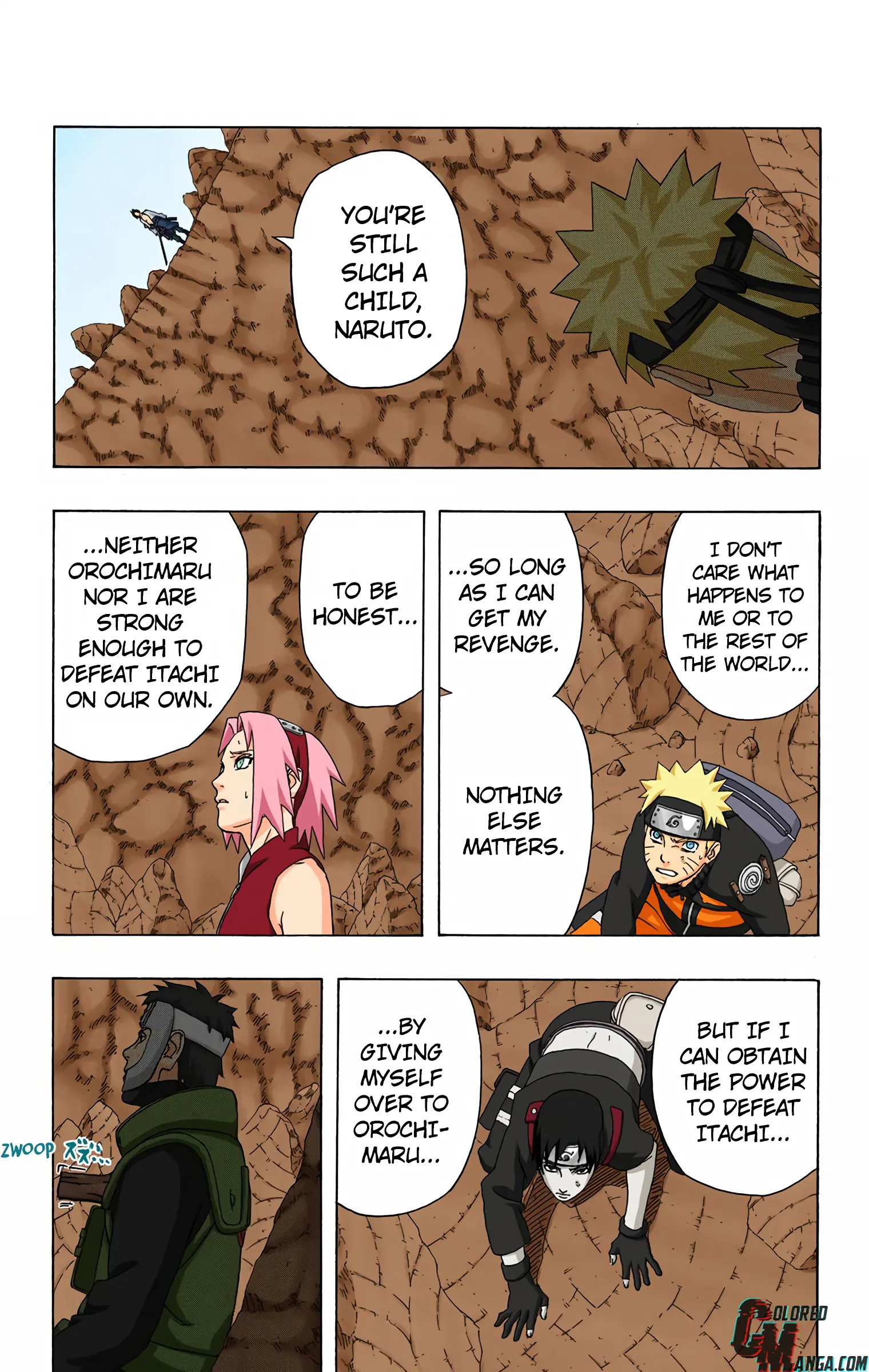 Naruto Colored Manga Online, chapter 309, page 10
