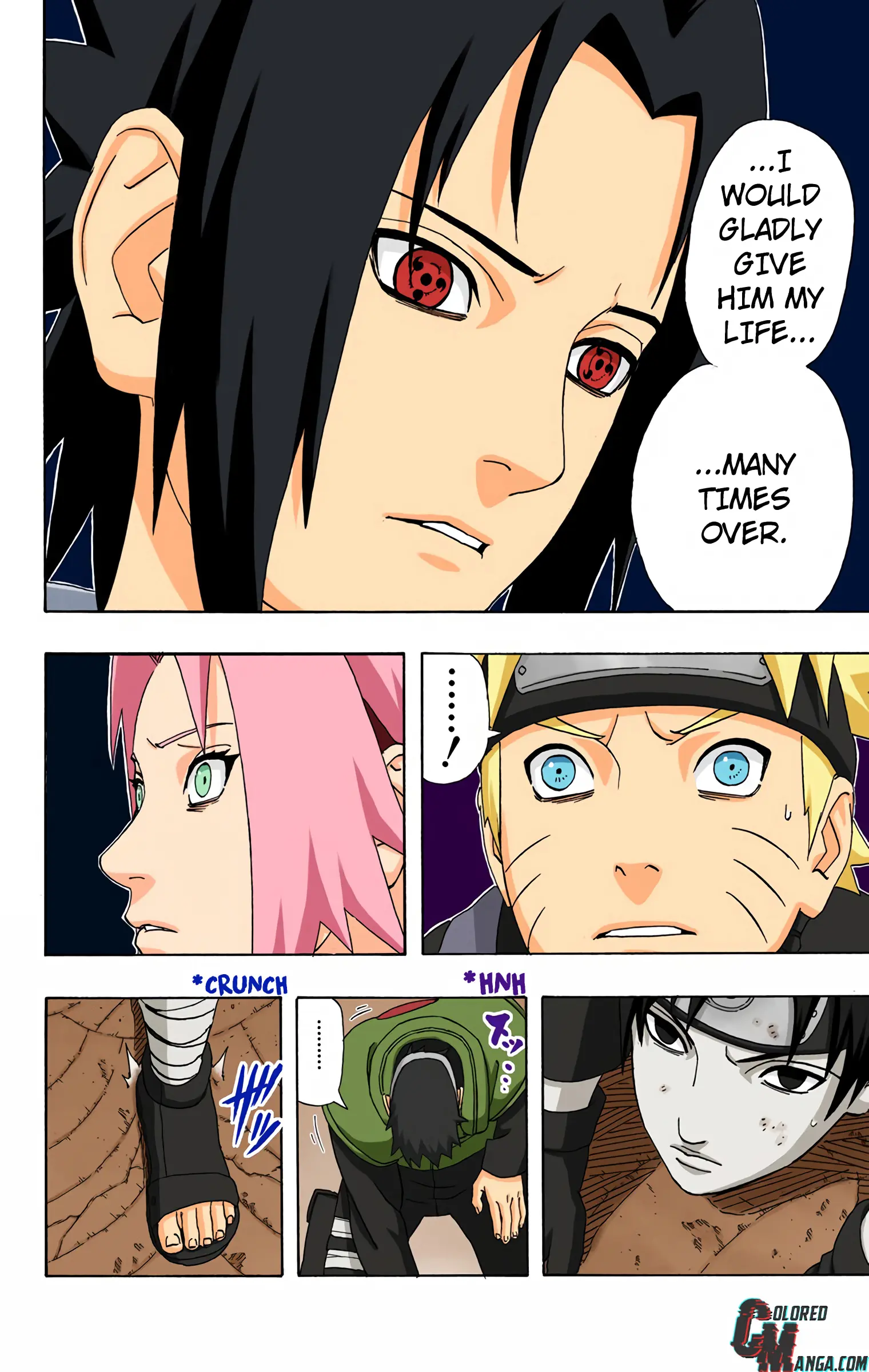 Naruto Colored Manga Online, chapter 309, page 11