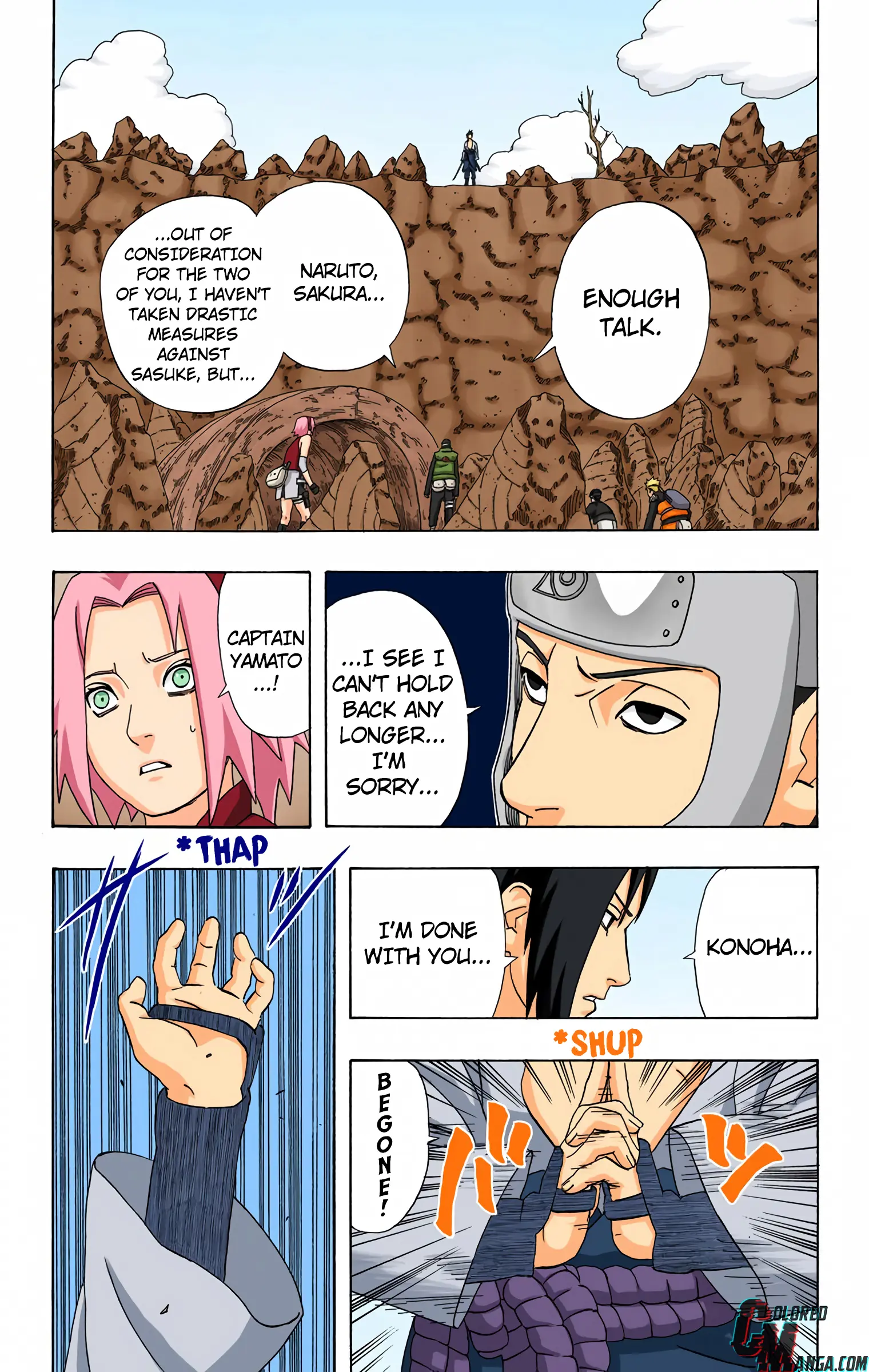 Naruto Colored Manga Online, chapter 309, page 12