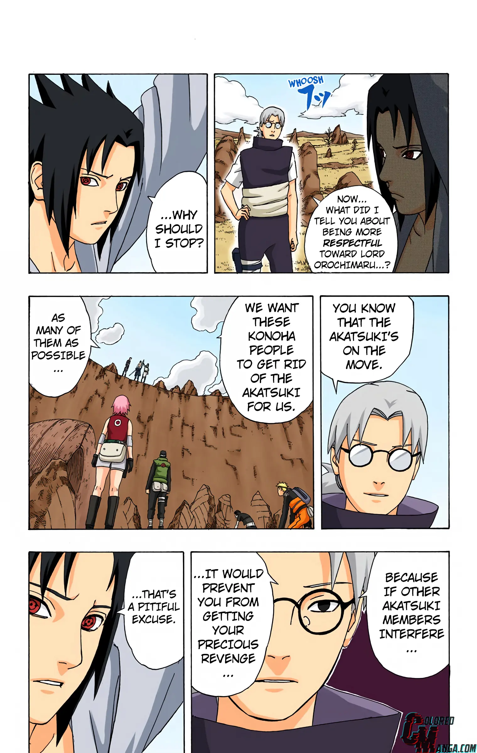 Naruto Colored Manga Online, chapter 309, page 14