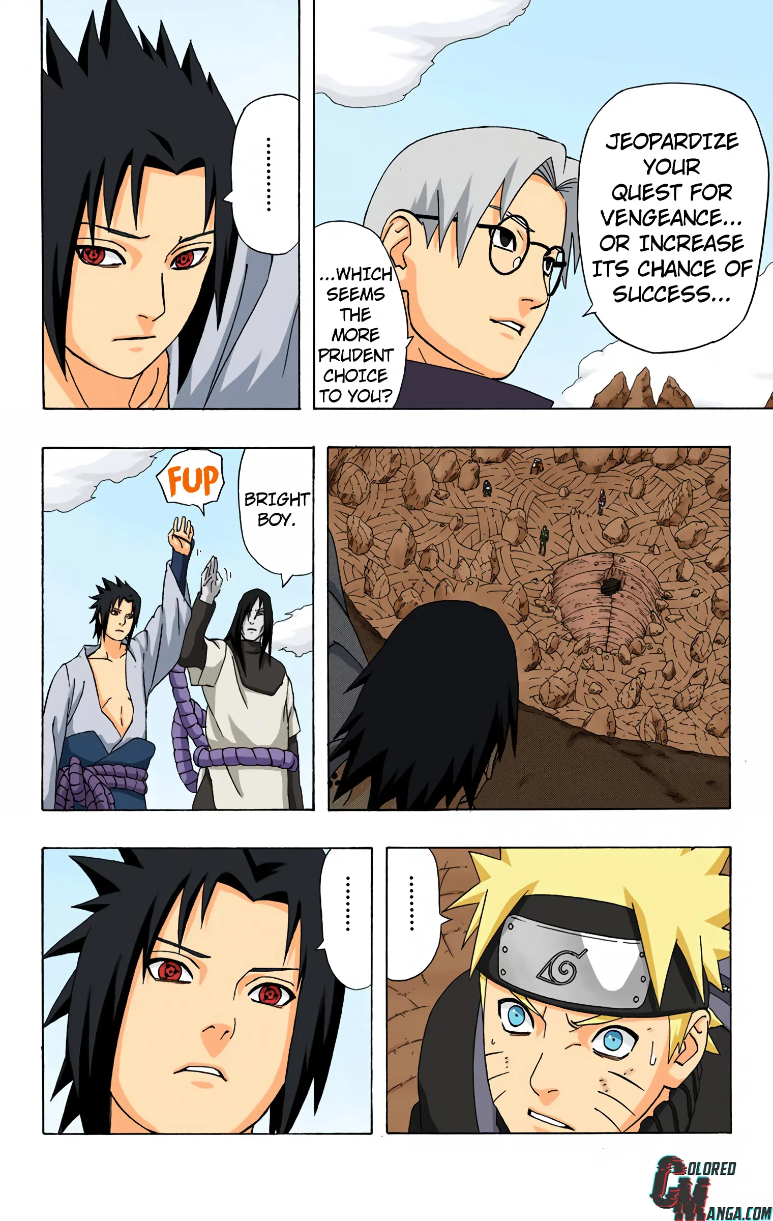 Naruto Colored Manga Online, chapter 309, page 15