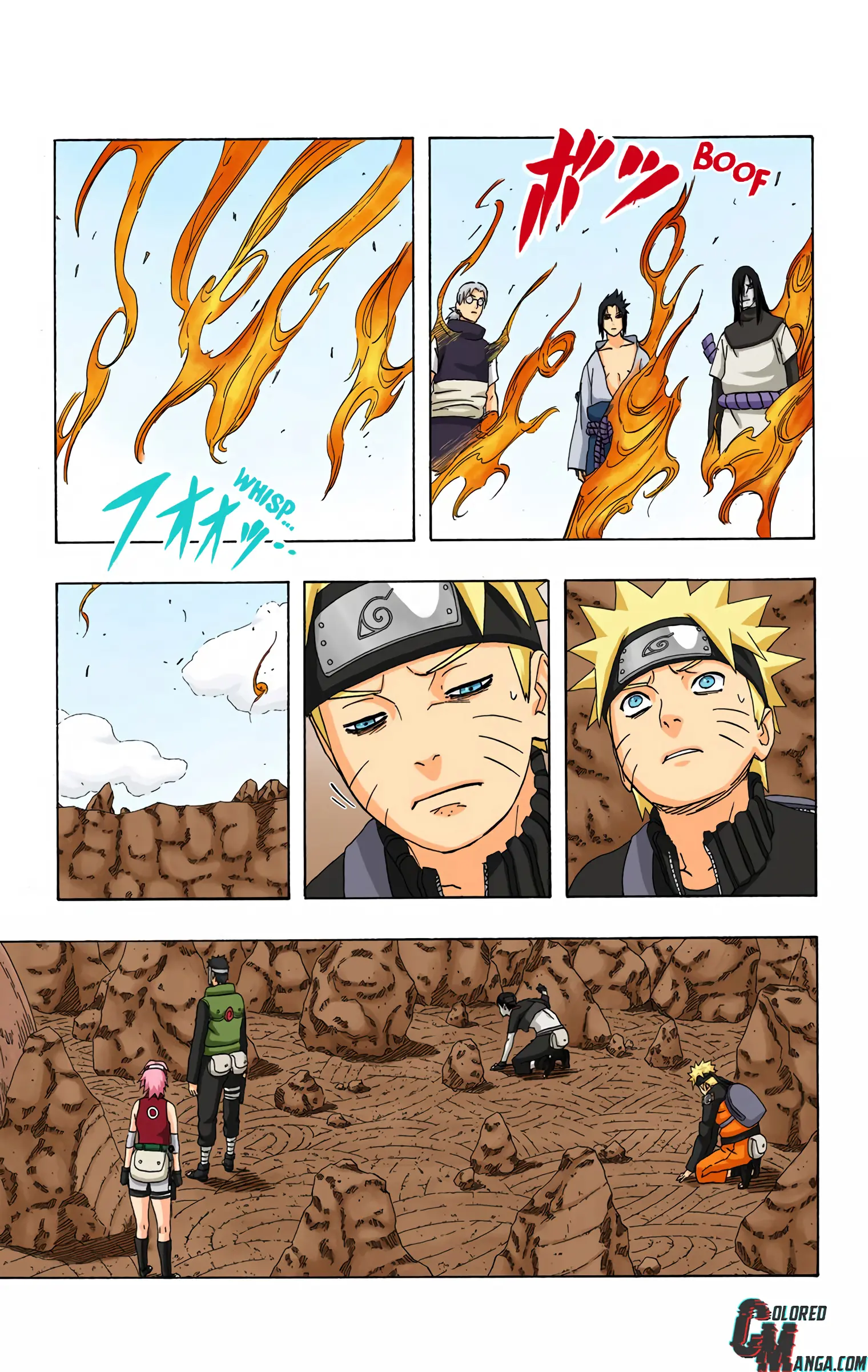 Naruto Colored Manga Online, chapter 309, page 16