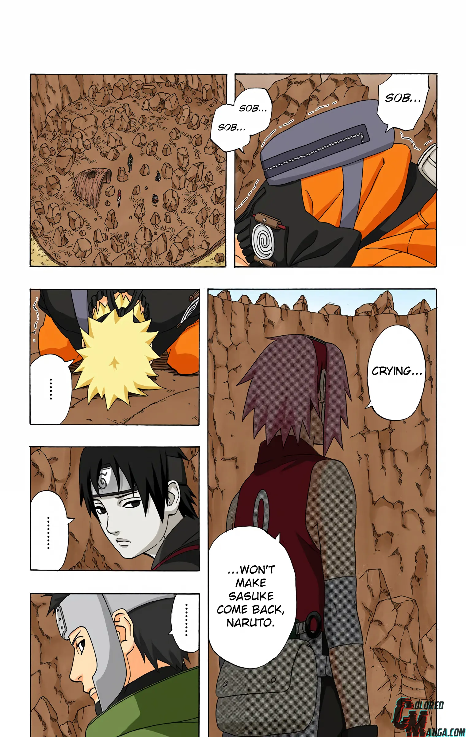 Naruto Colored Manga Online, chapter 310, page 12