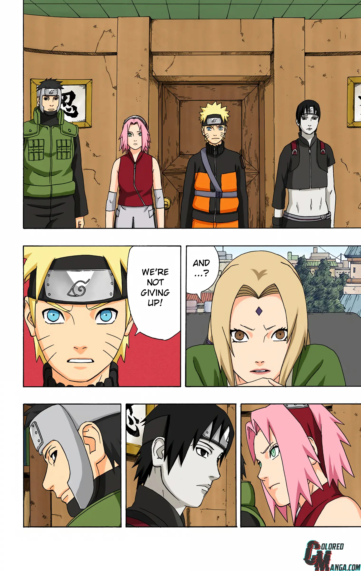 Naruto Colored Manga Online, chapter 310, page 17