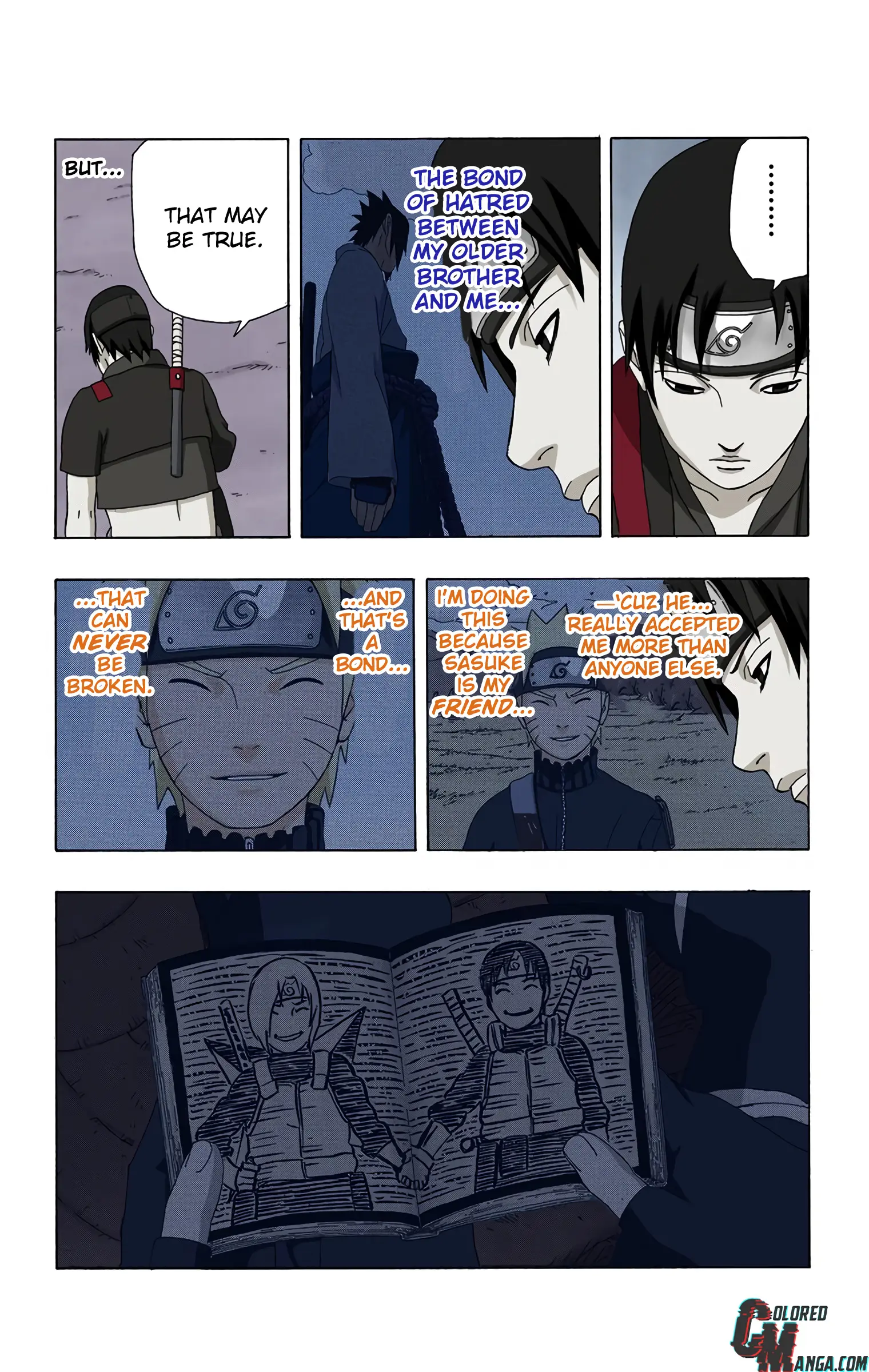 Naruto Colored Manga Online, chapter 310, page 20