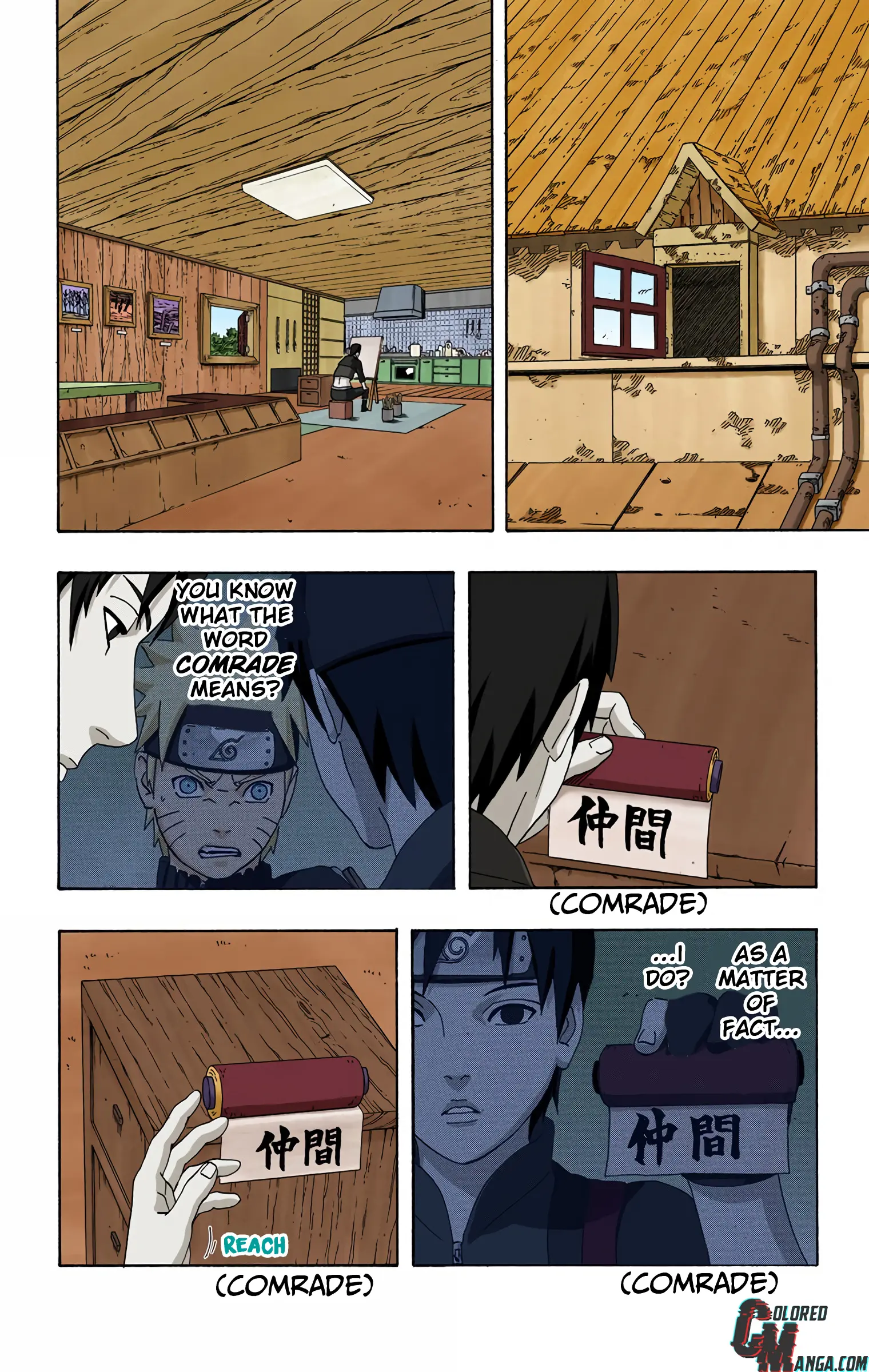 Naruto Colored Manga Online, chapter 310, page 21