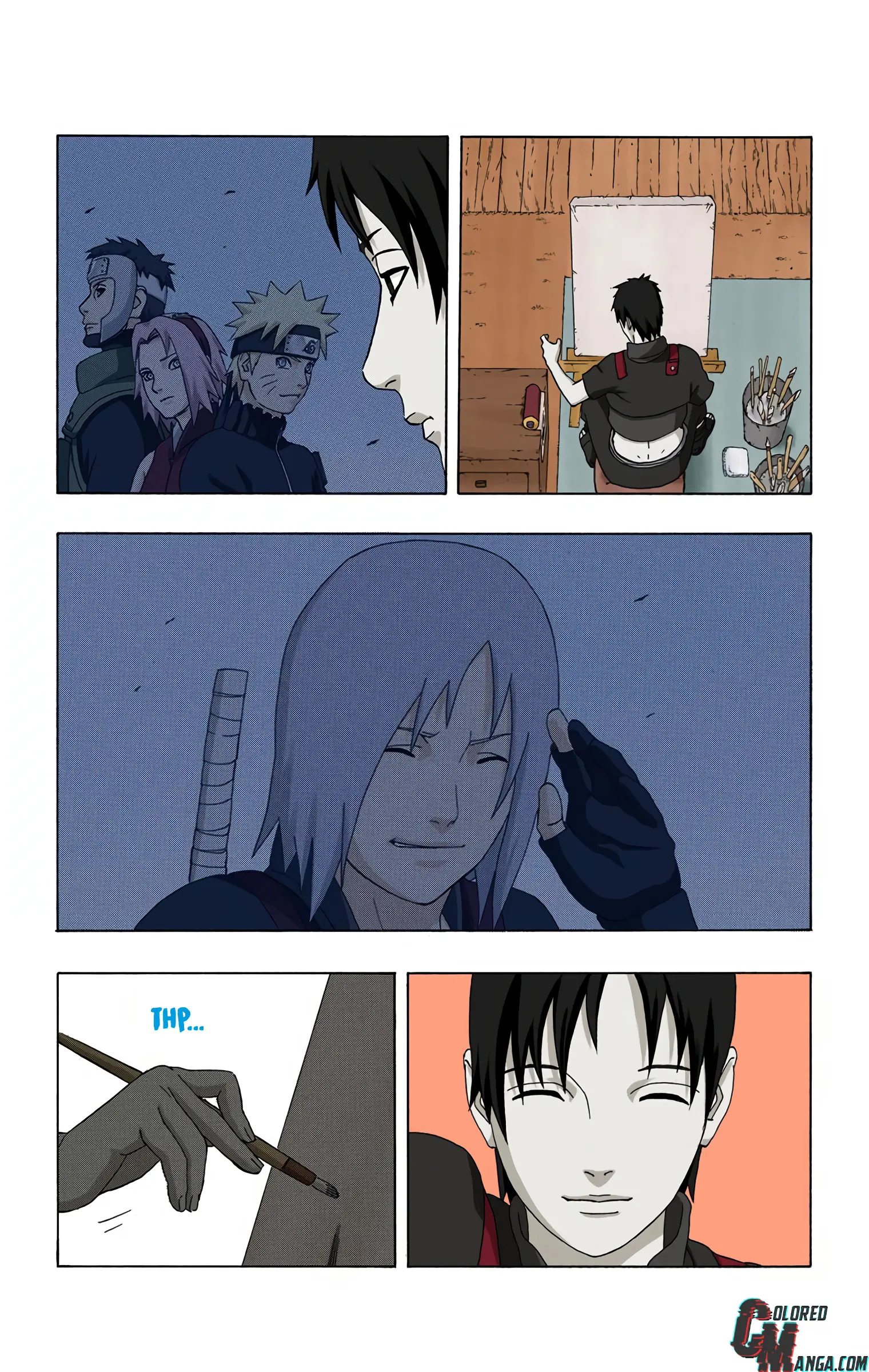Naruto Colored Manga Online, chapter 310, page 22