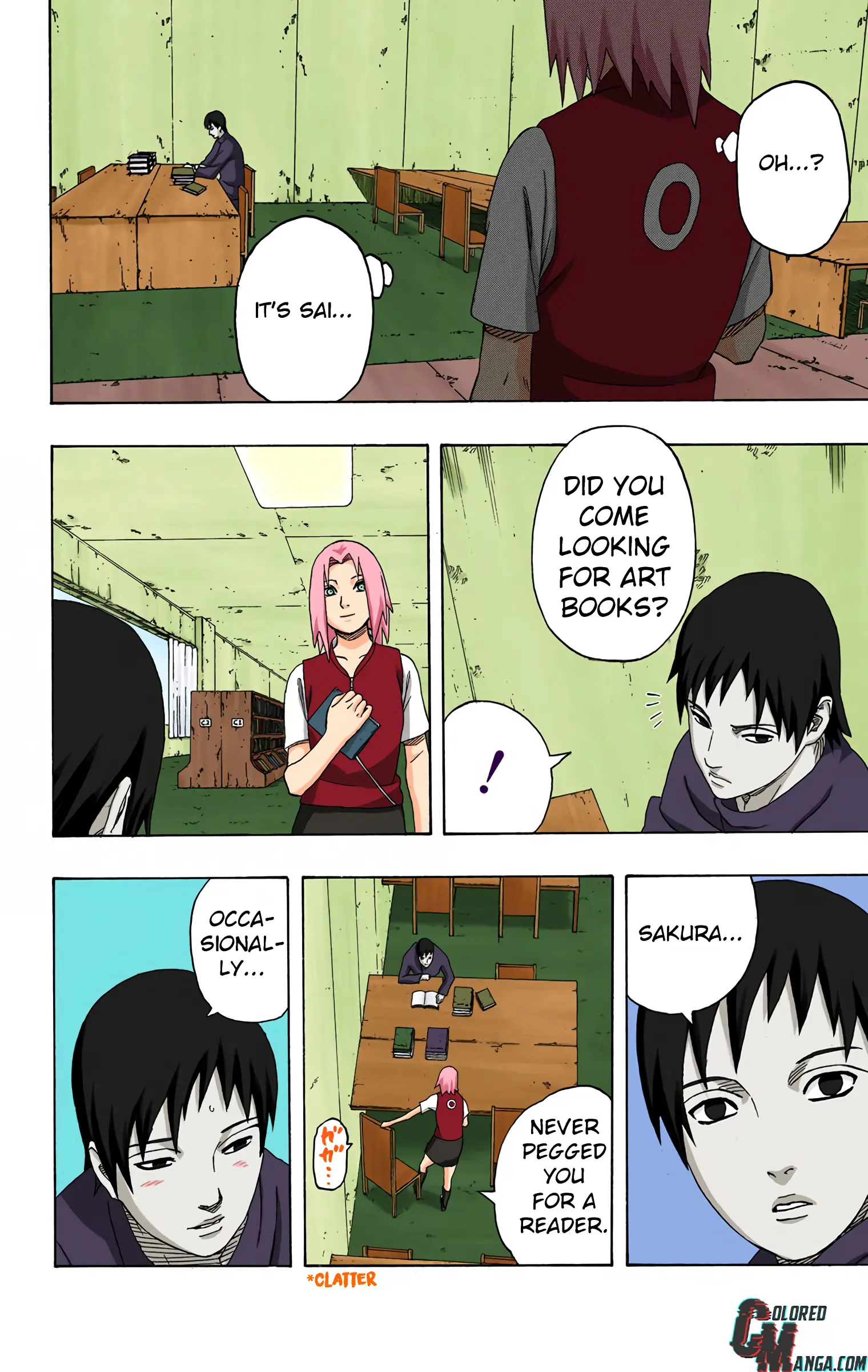 Naruto Colored Manga Online, chapter 311, page 4