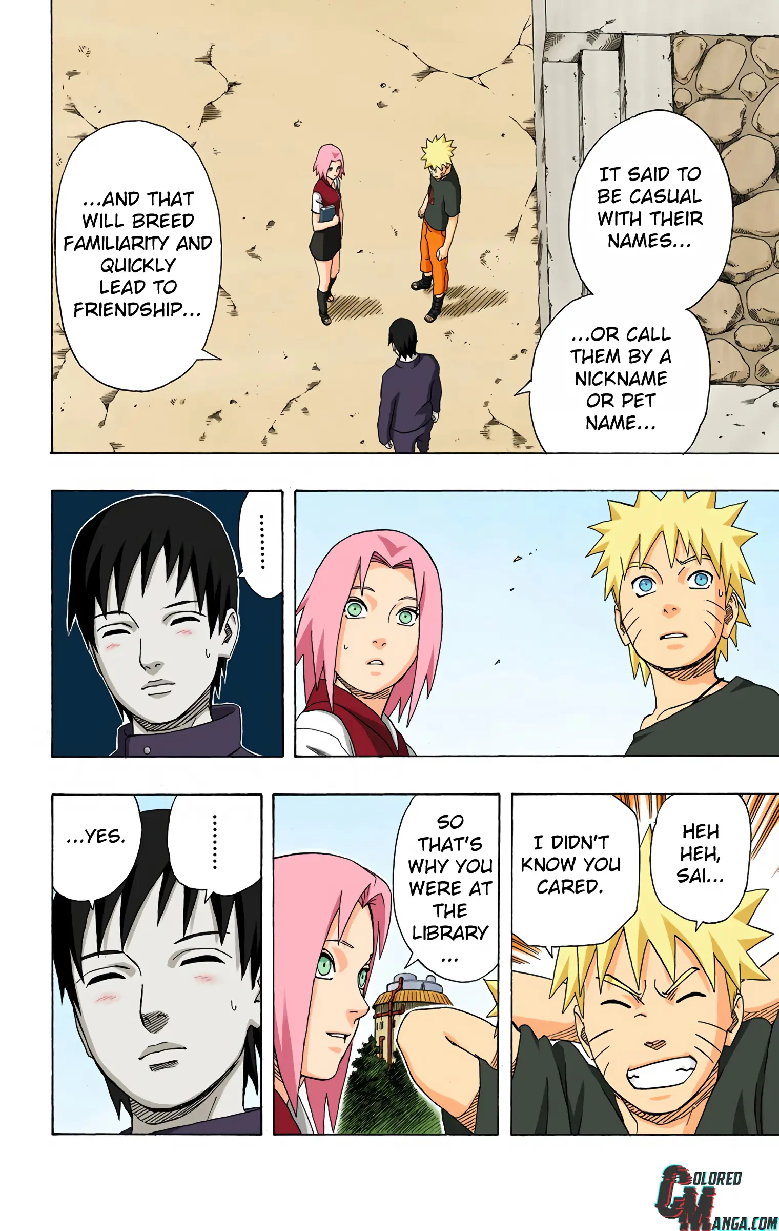 Naruto Colored Manga Online, chapter 311, page 10