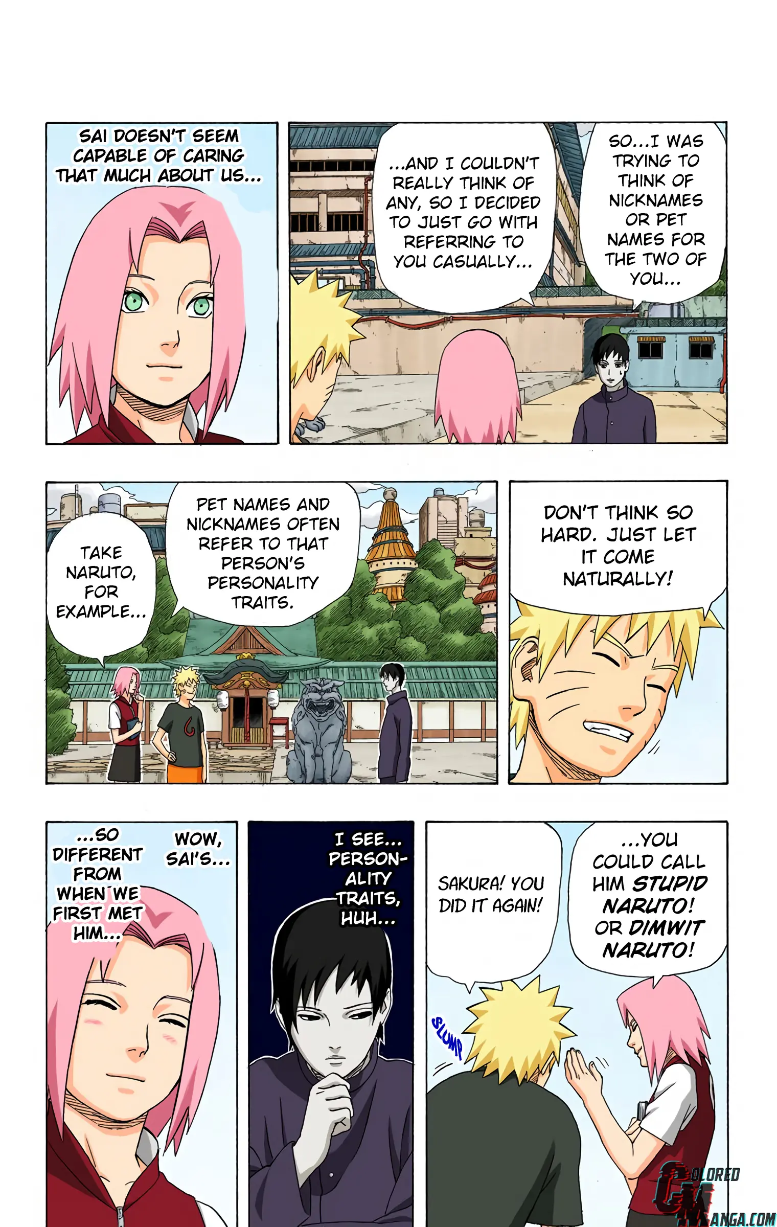Naruto Colored Manga Online, chapter 311, page 11