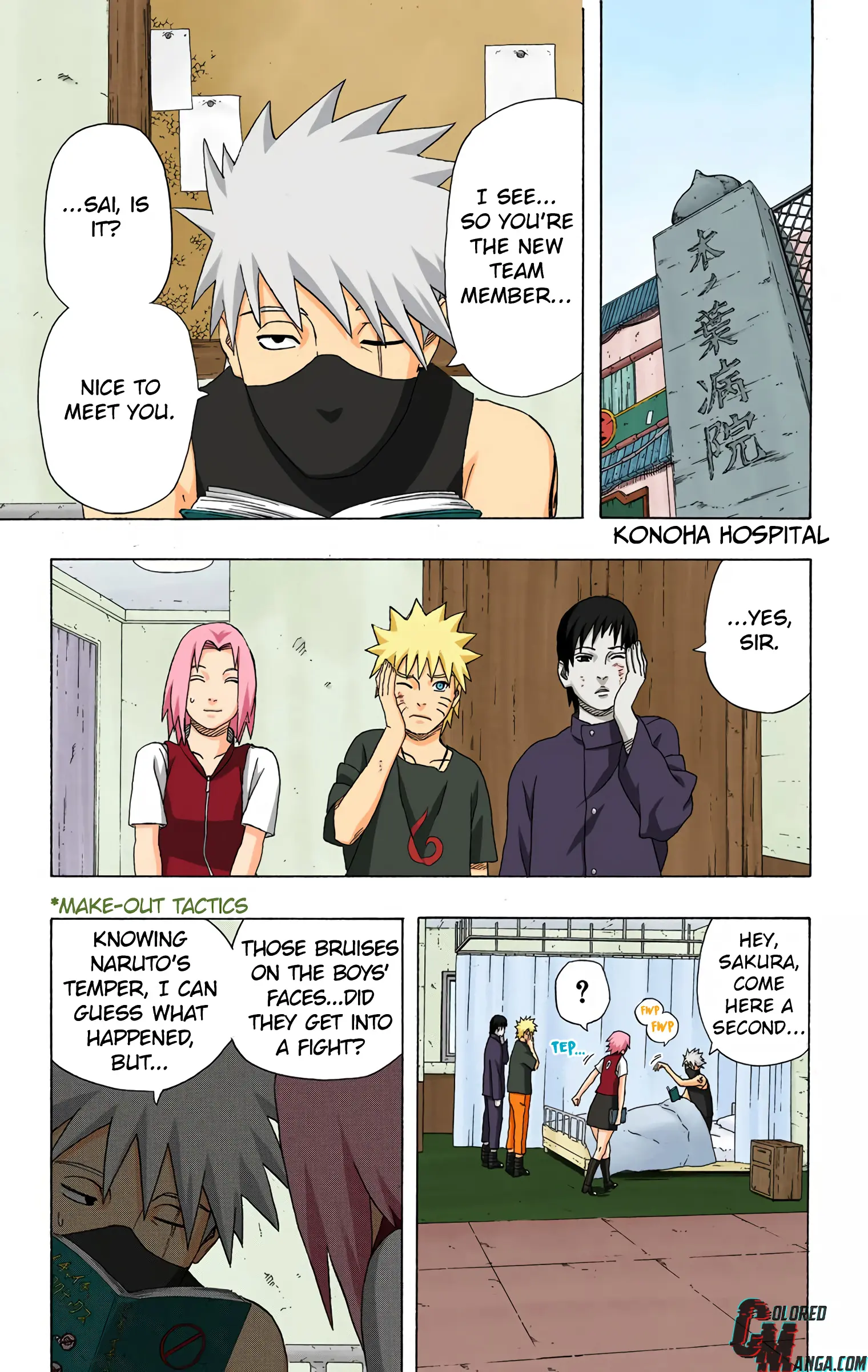 Naruto Colored Manga Online, chapter 311, page 13