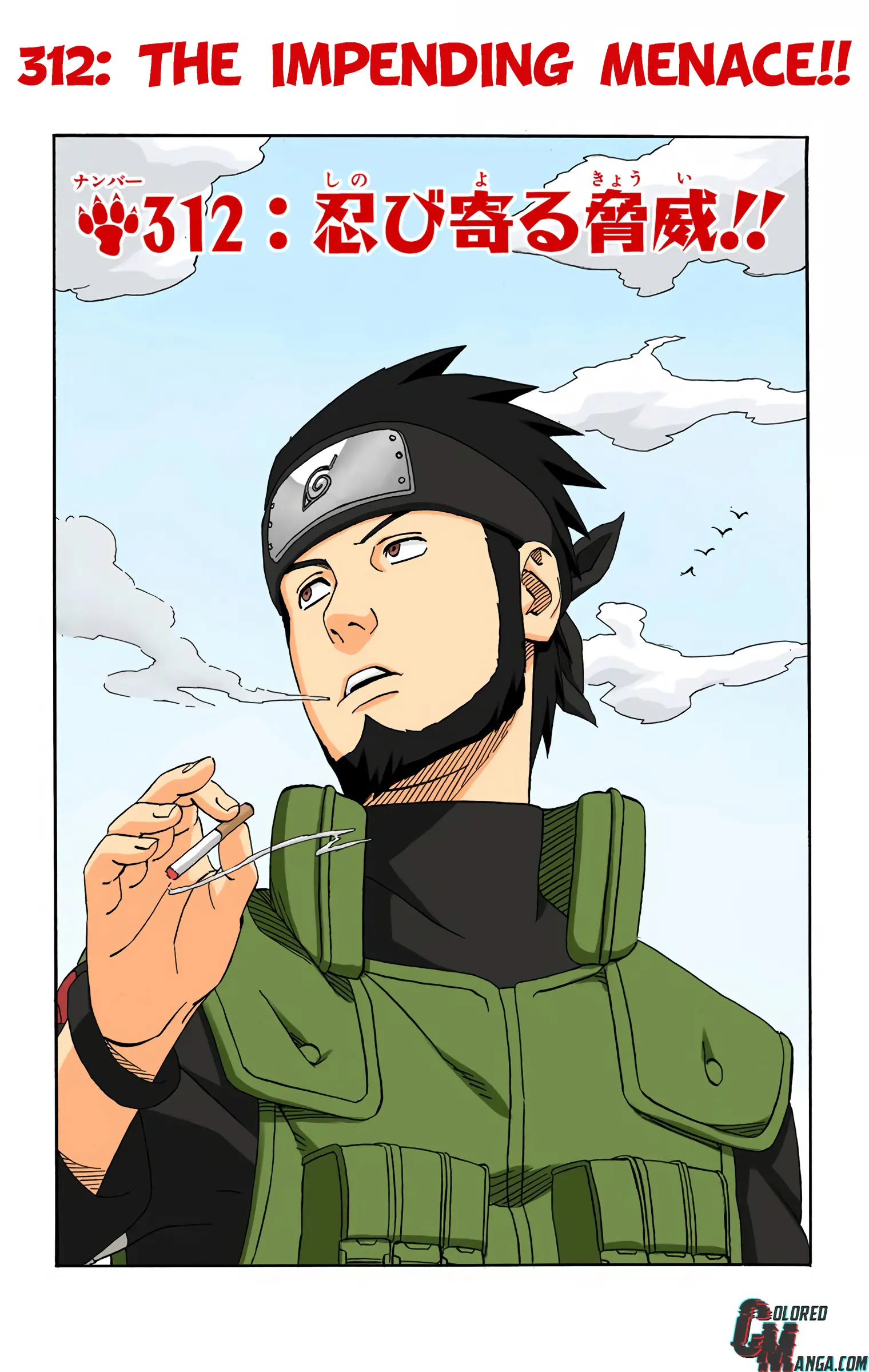 Naruto Colored Manga Online, chapter 312, page 1