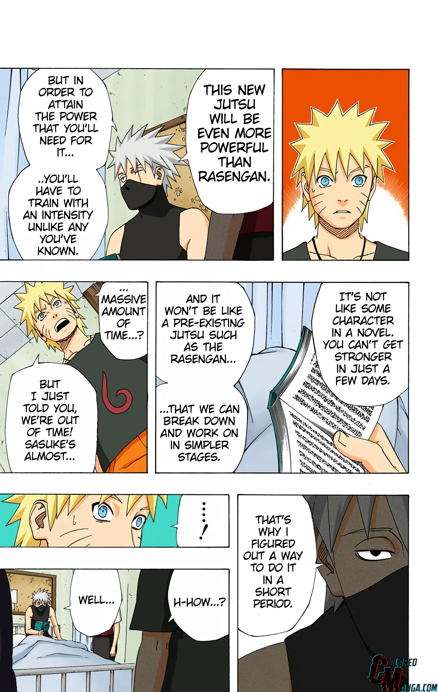 Naruto Colored Manga Online, chapter 312, page 3
