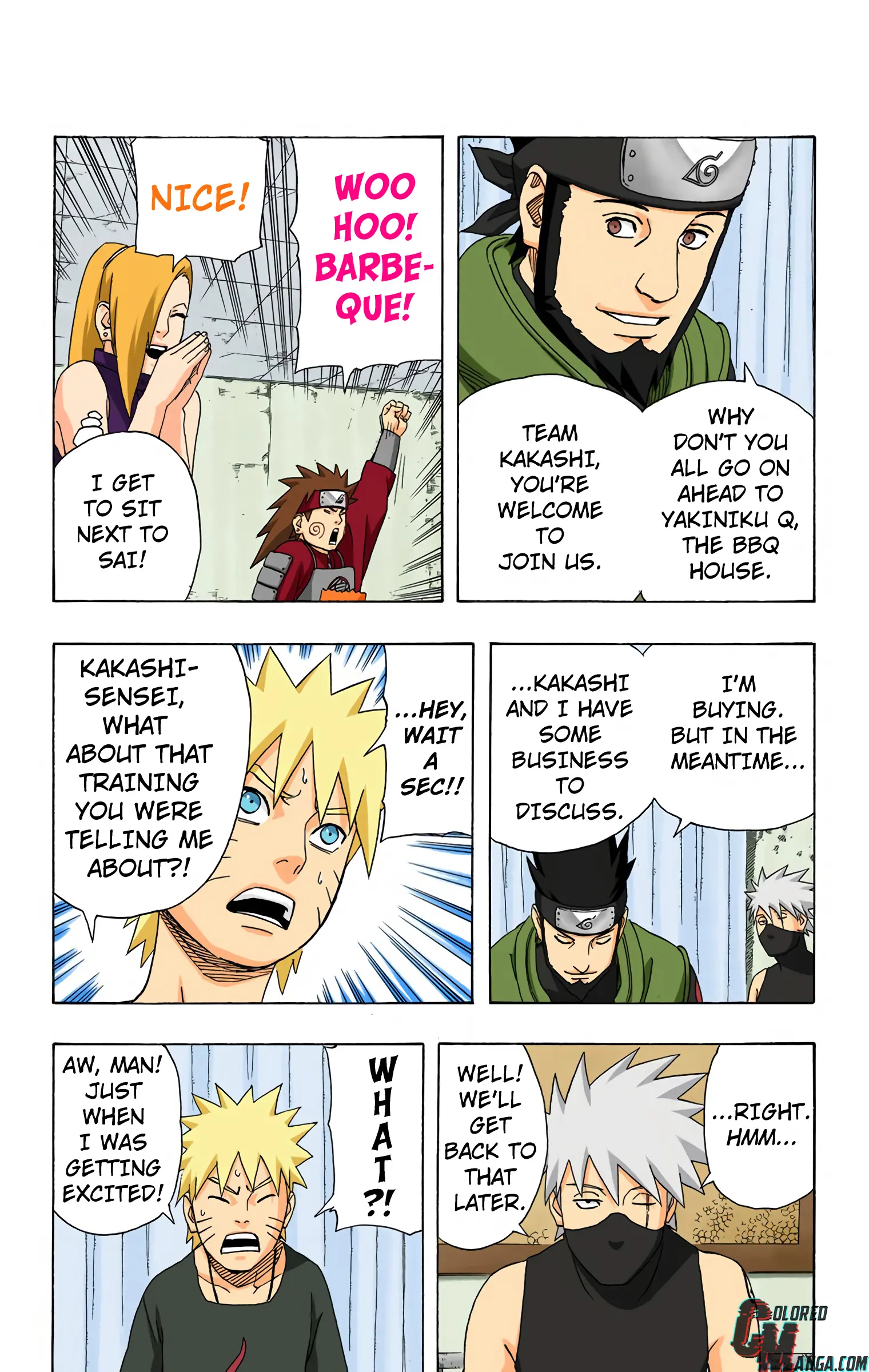 Naruto Colored Manga Online, chapter 312, page 9