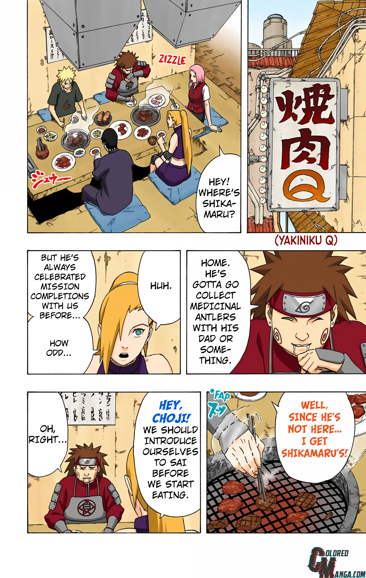 Naruto Colored Manga Online, chapter 312, page 10