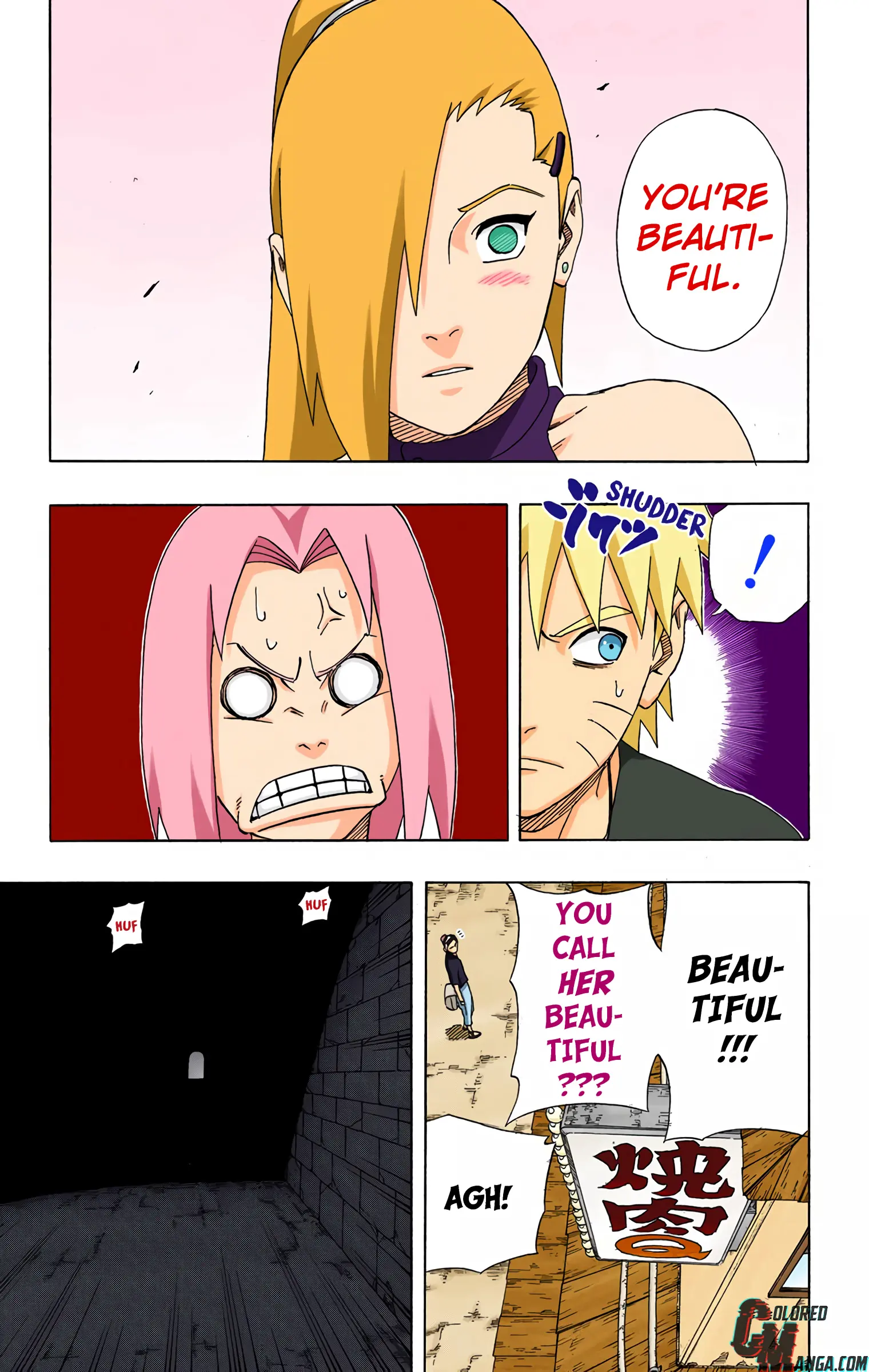Naruto Colored Manga Online, chapter 312, page 13